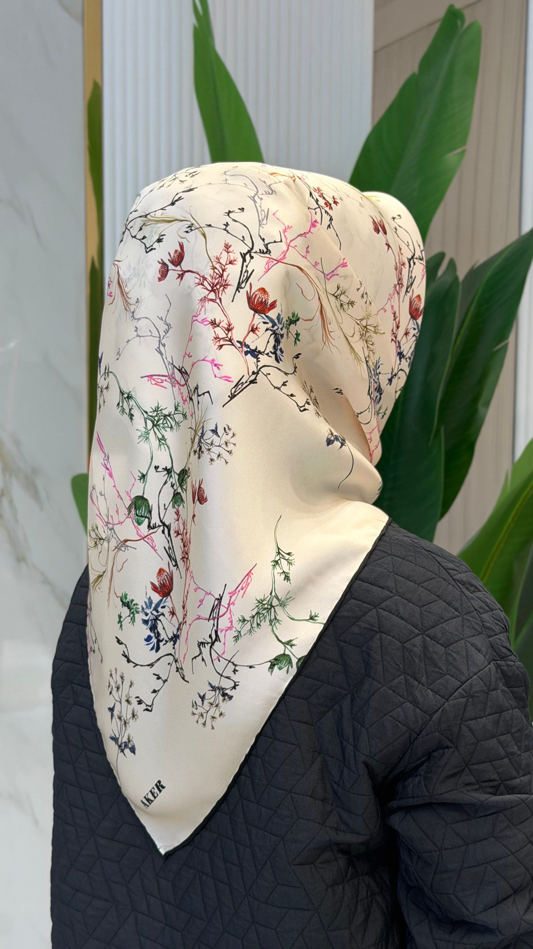 AKER SURA İPEK EŞARP - 9077701-312