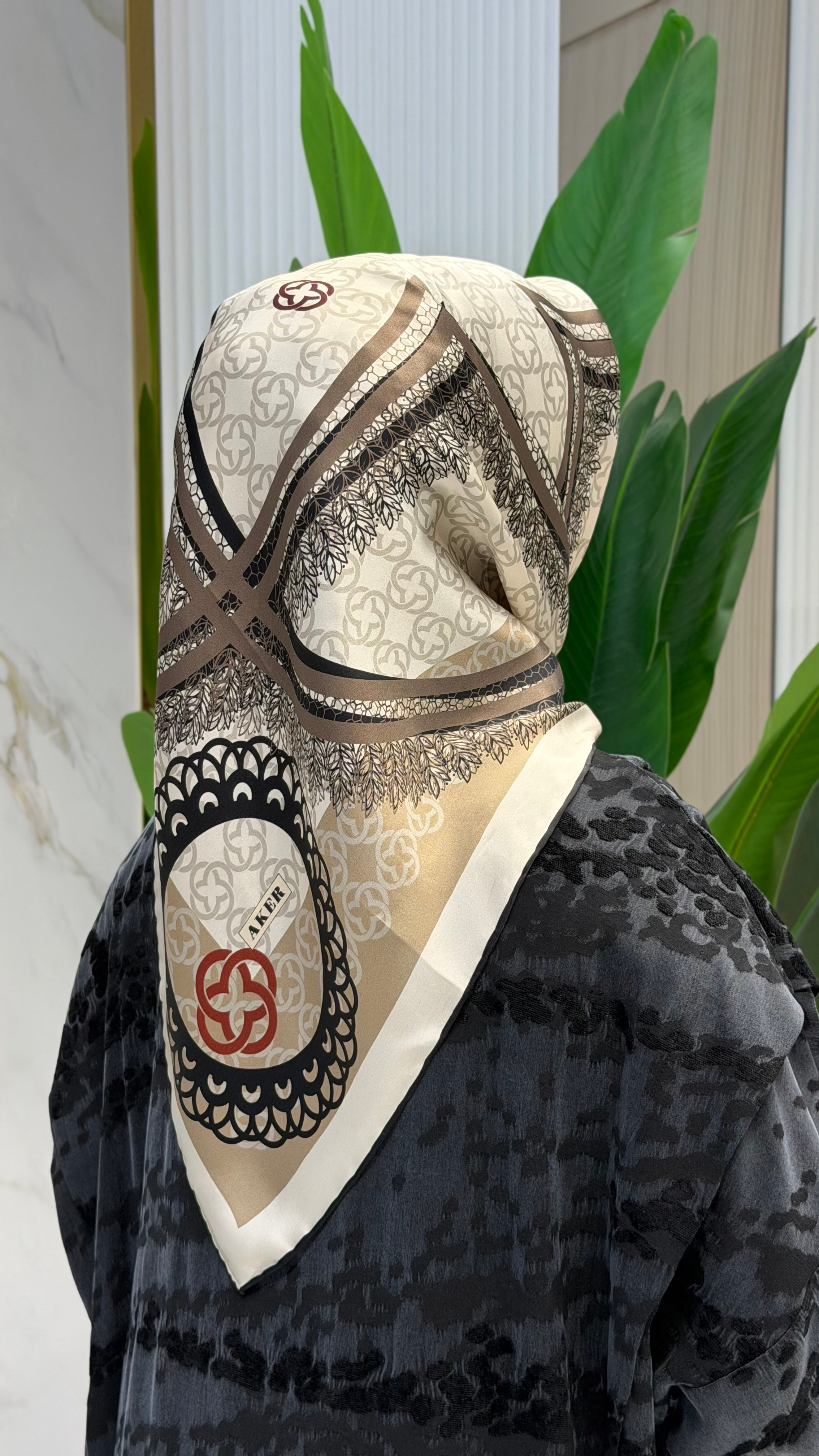 AKER SURA İPEK EŞARP EŞARP - 8813701-312