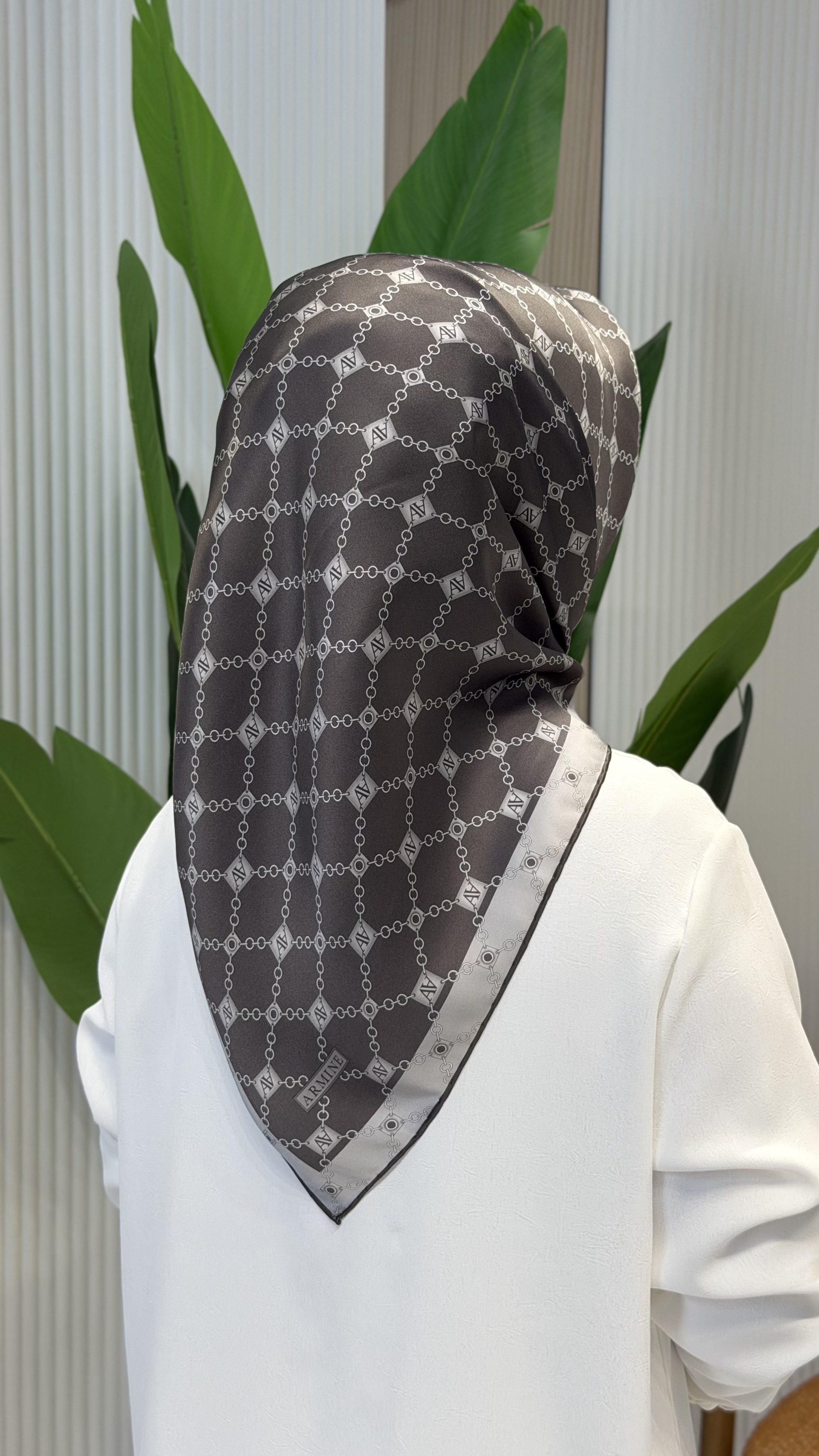 ARMİNE SURA İPEK EŞARP - 9530-7