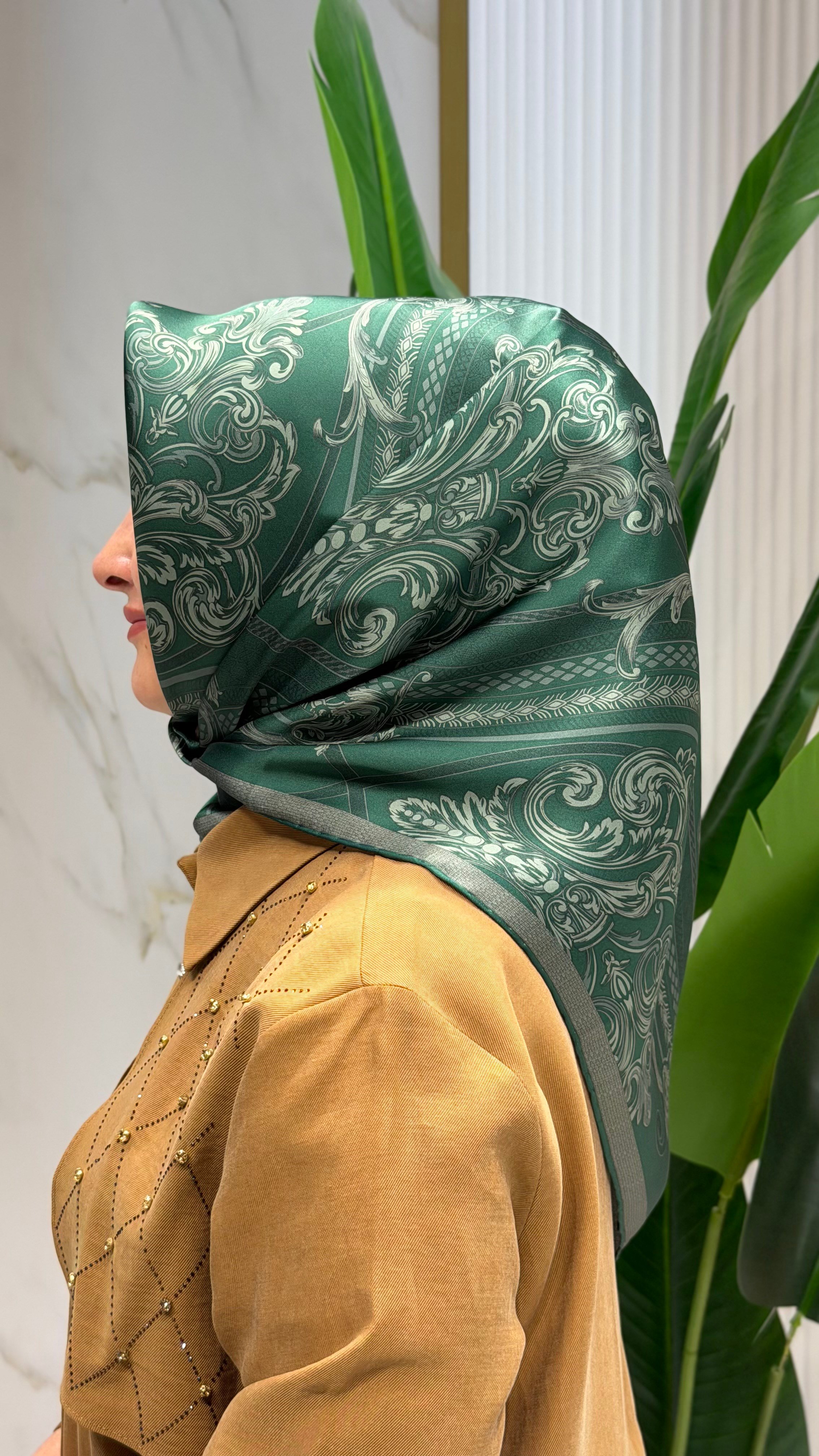 ARMİNE SURA İPEK EŞARP - 9537-51
