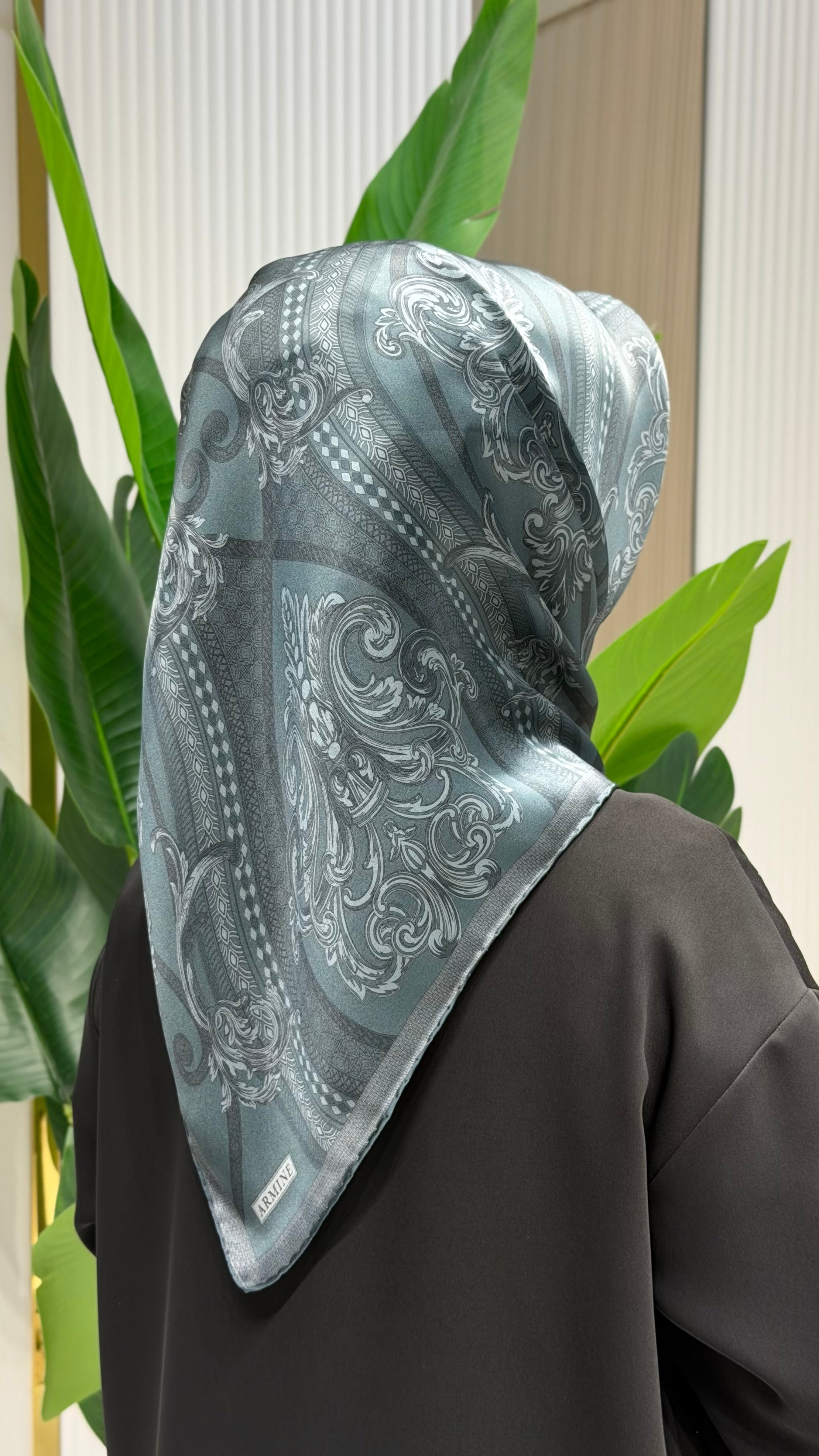 ARMİNE SURA İPEK EŞARP- 9537-84