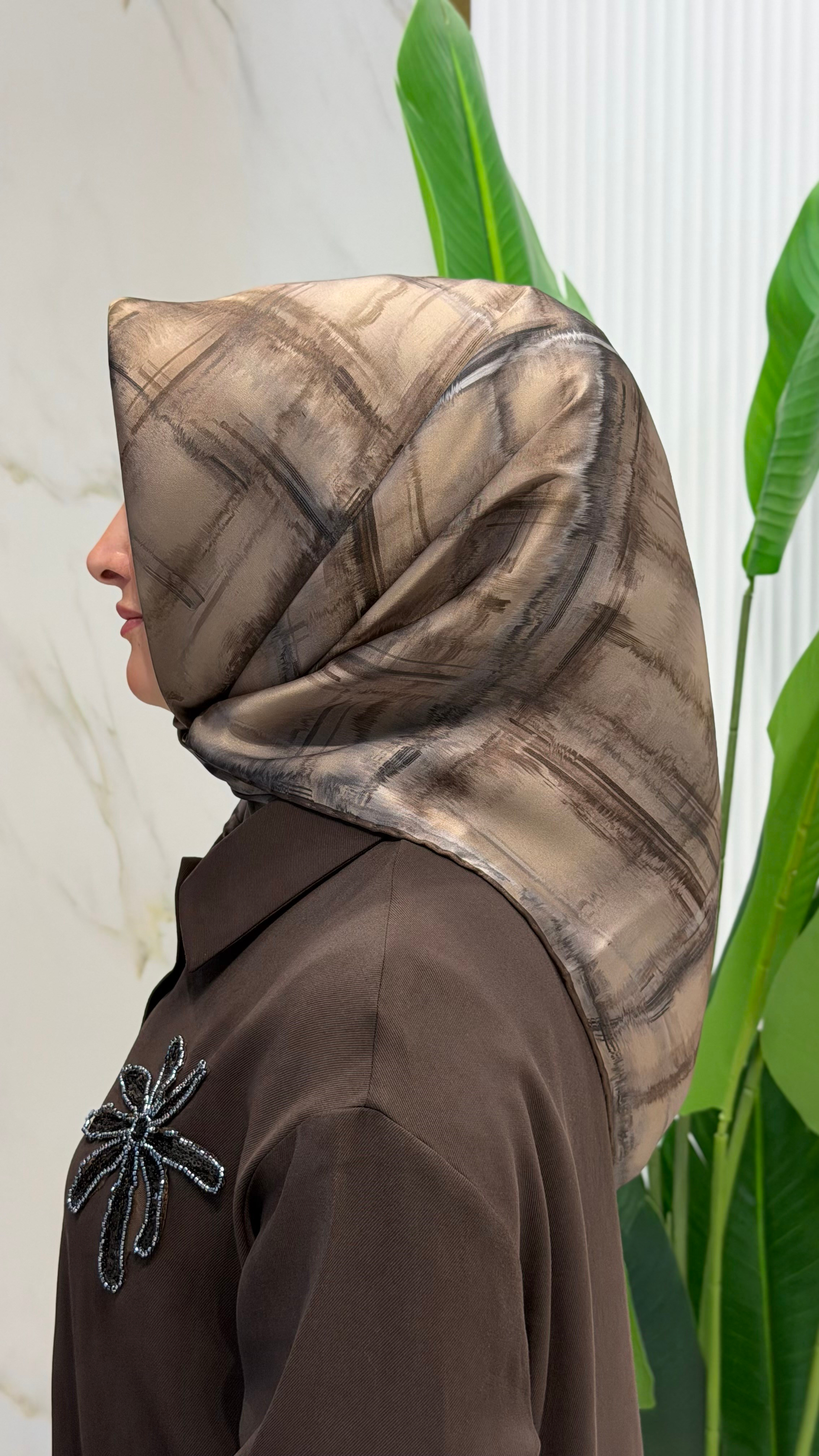 ARMİNE SURA İPEK EŞARP 9602-54