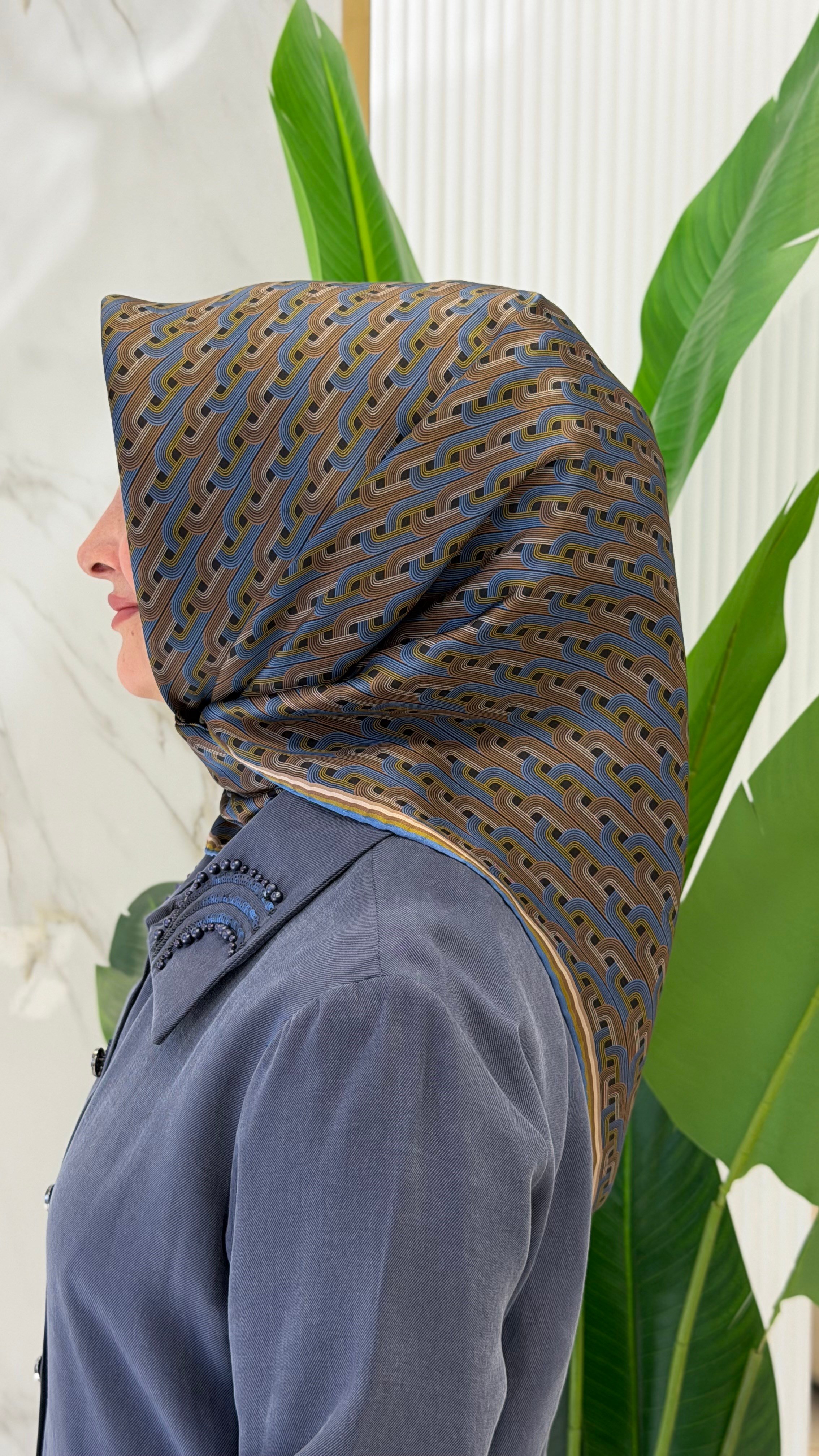 ARMİNE SURA İPEK EŞARP 9604-35