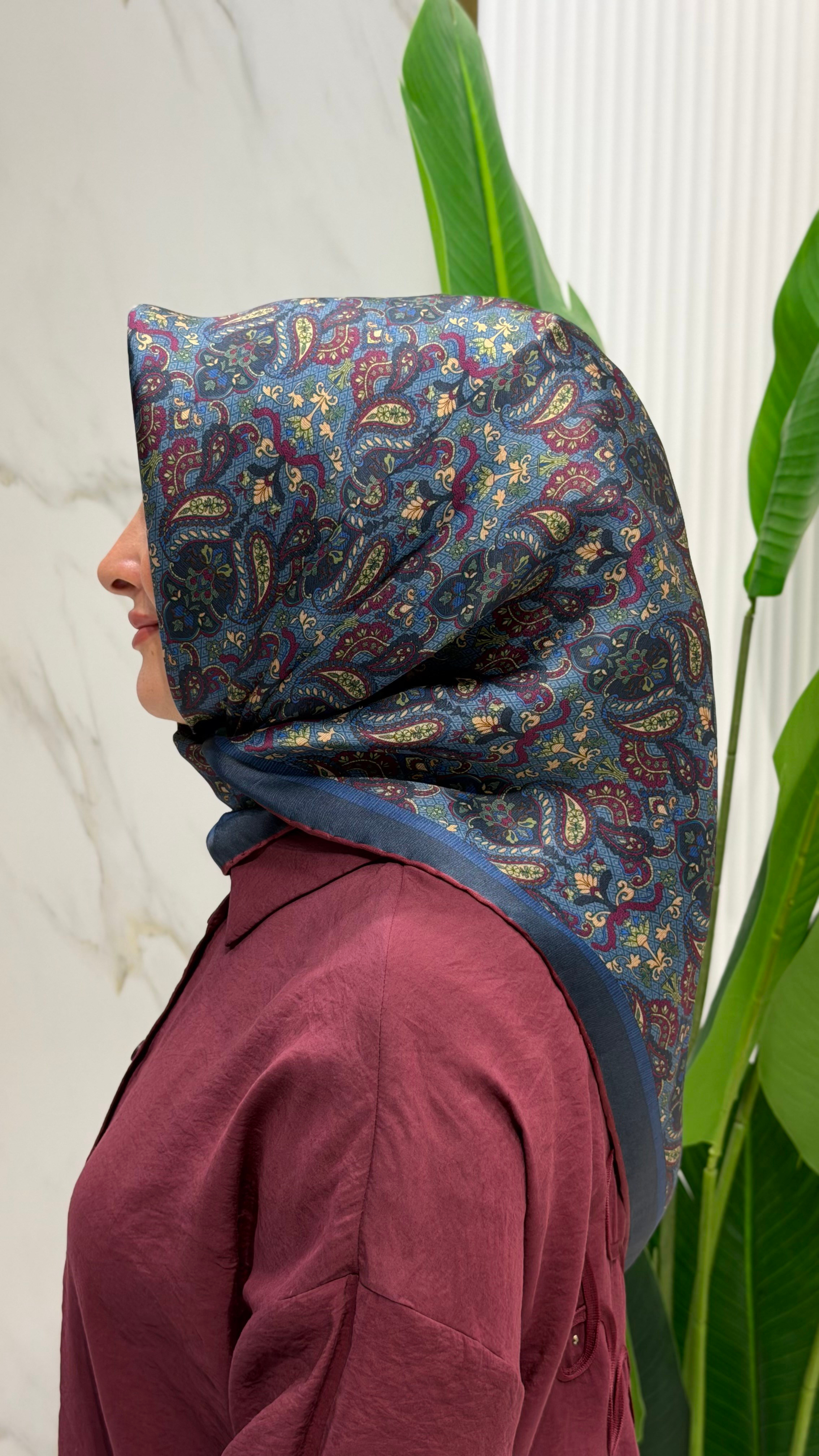 ARMİNE SURA İPEK EŞARP 9609-80