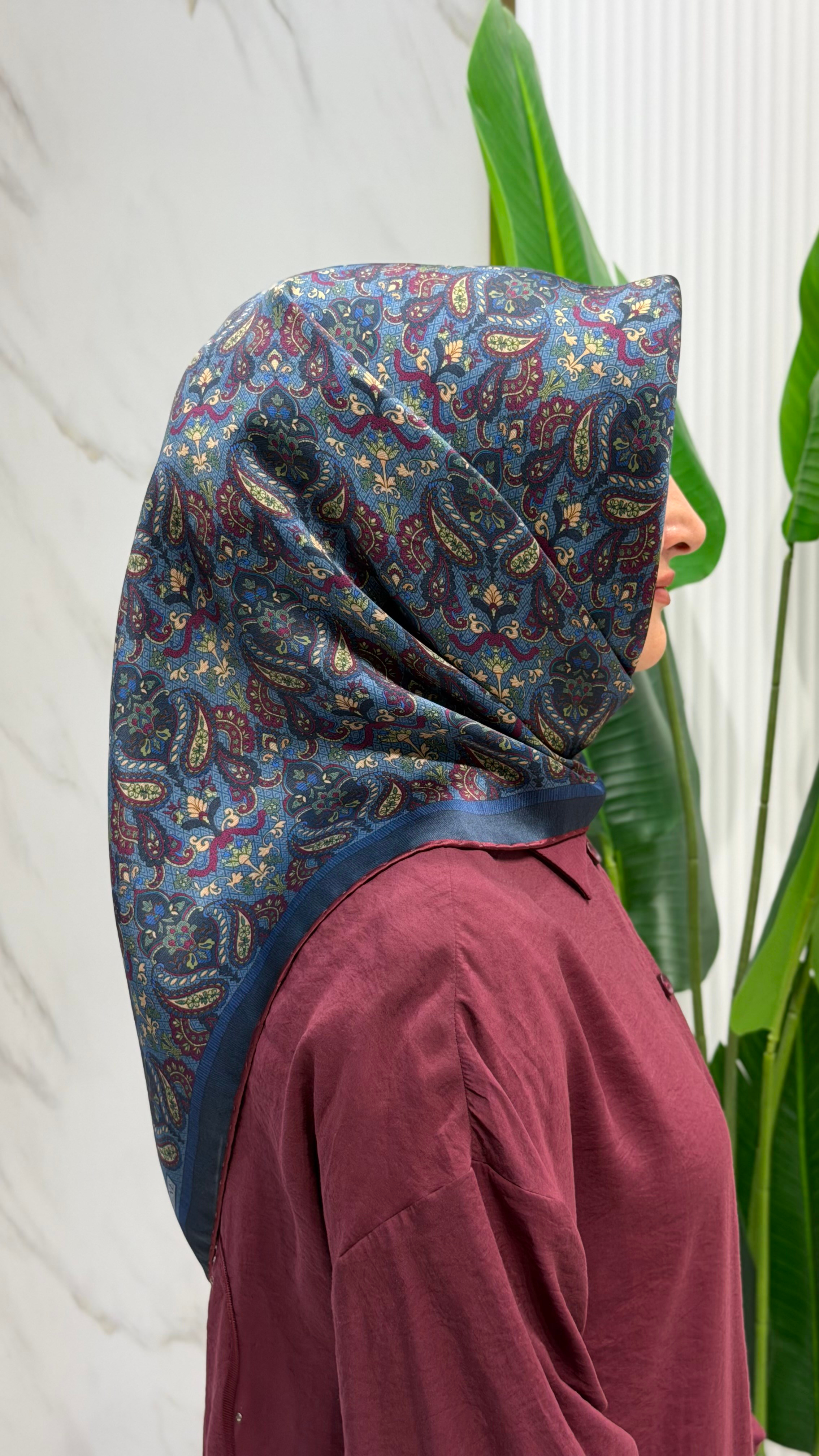 ARMİNE SURA İPEK EŞARP 9609-80