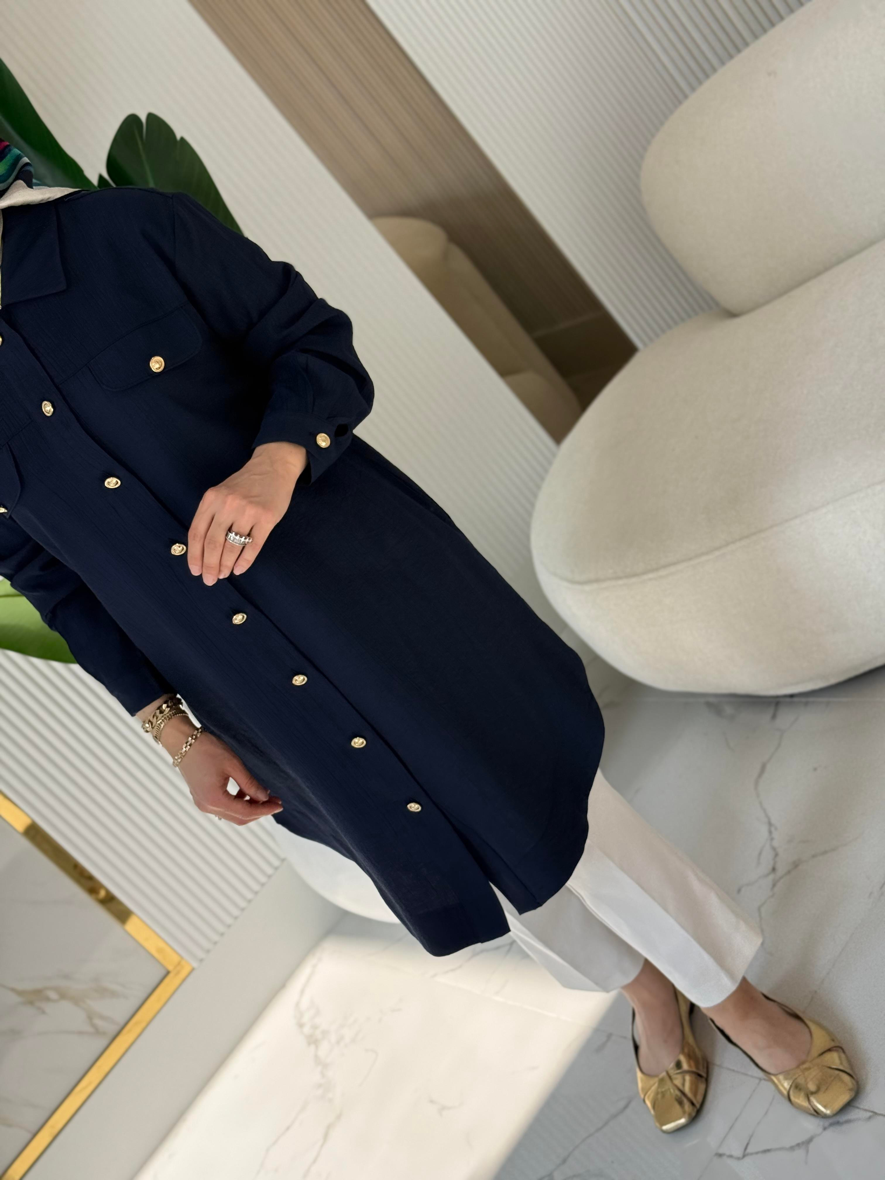 ARMİNE TREND CEP DETAYLI TUNİK- 25YT4145