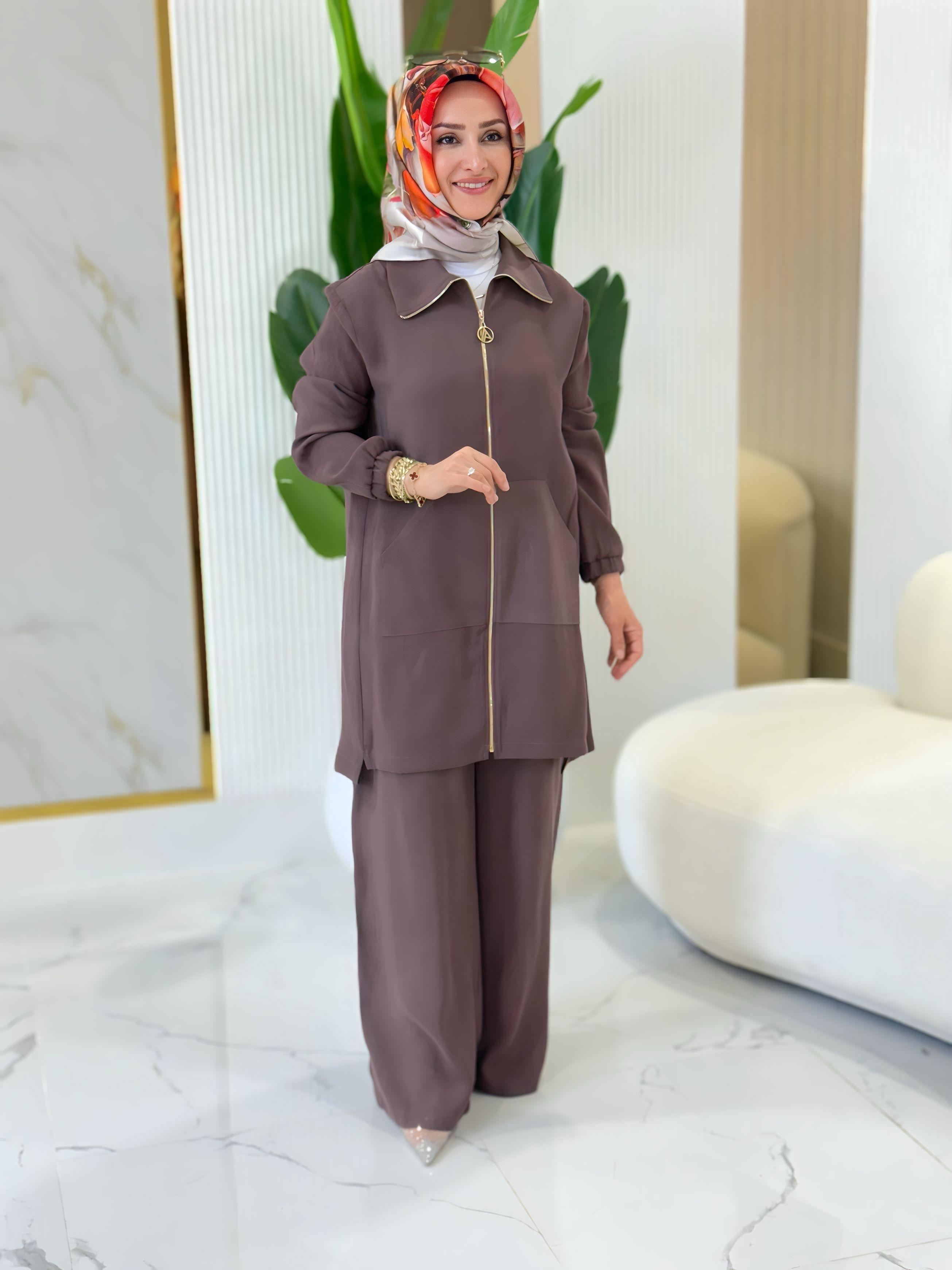 ARMİNE TREND CEPLİ PANTOLONLU TAKIM- 25YT6135