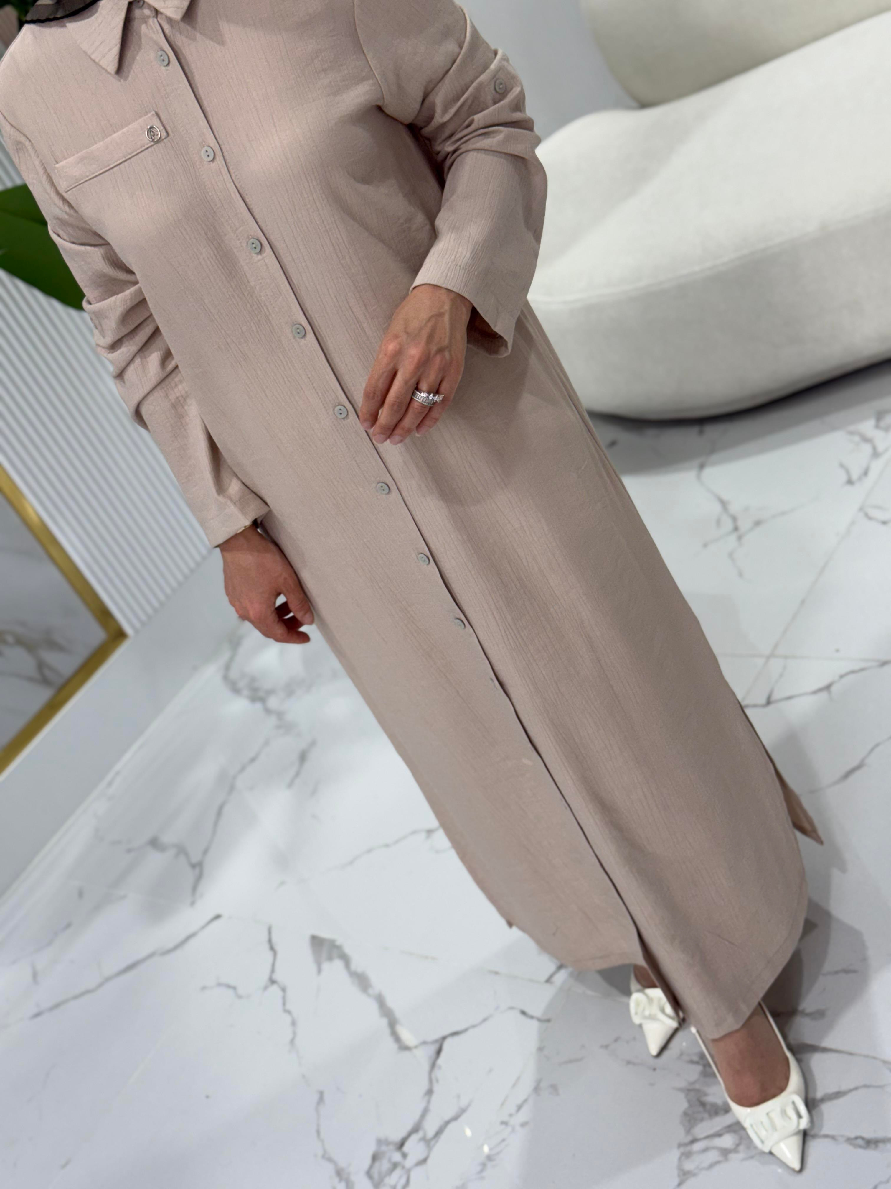 ARMİNE TREND DÜĞME DETAYLI TUNİK- 25YT4142