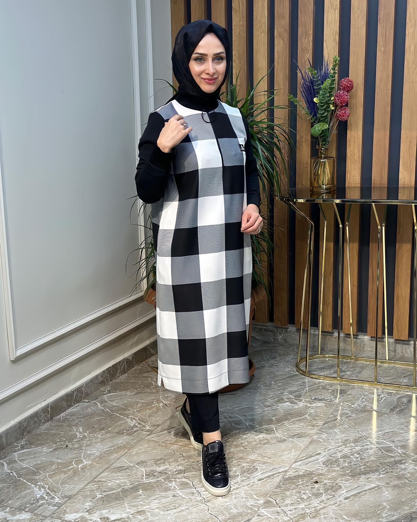 ARMİNE TREND FERMUARLI EKOSE TUNİK