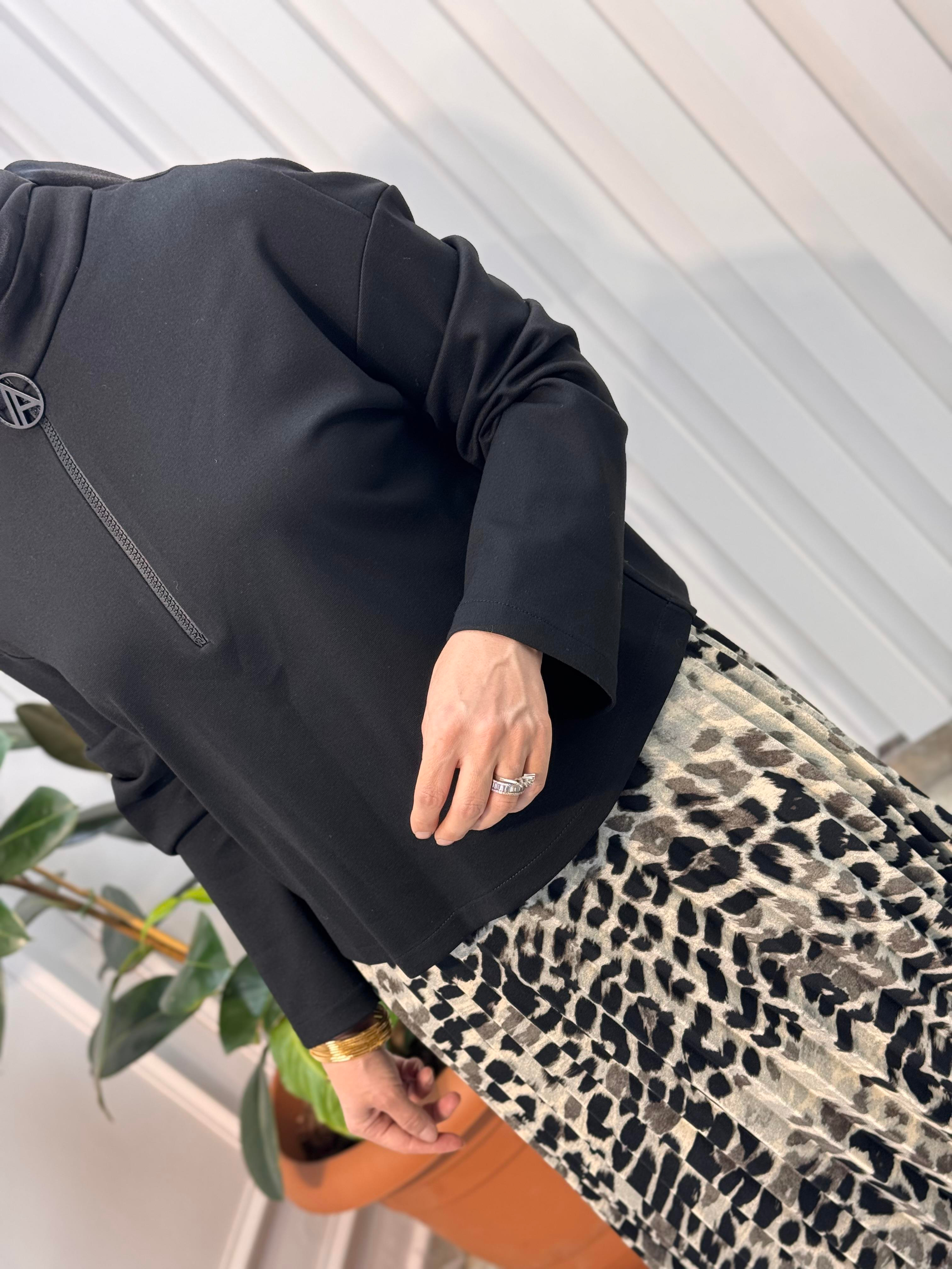 ARMİNE TREND LEOPAR DESEN ETEKLİ TAKIM -24KT648