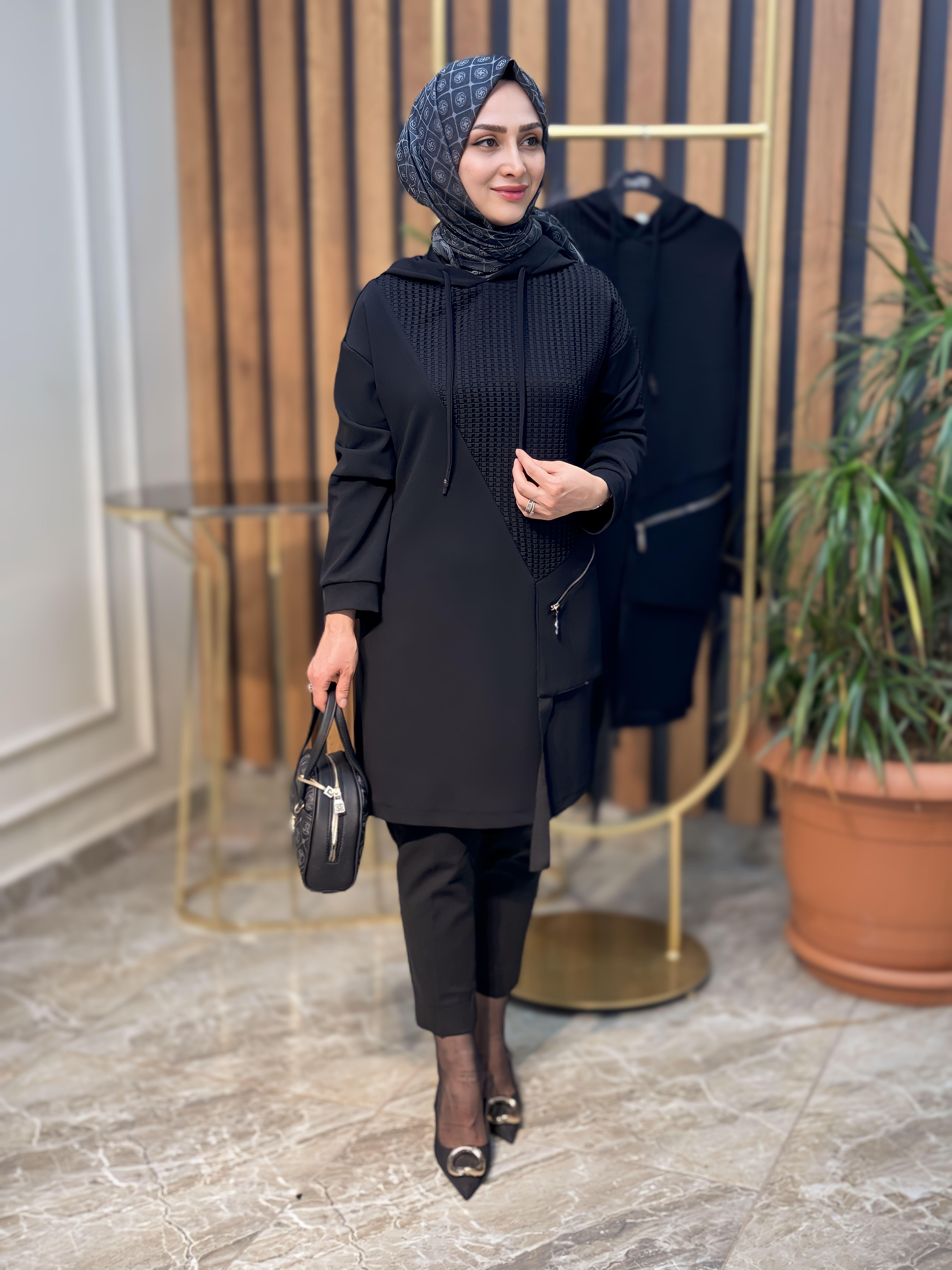 ARMİNE TREND ÖN CEPLİ TUNİK-24YT415