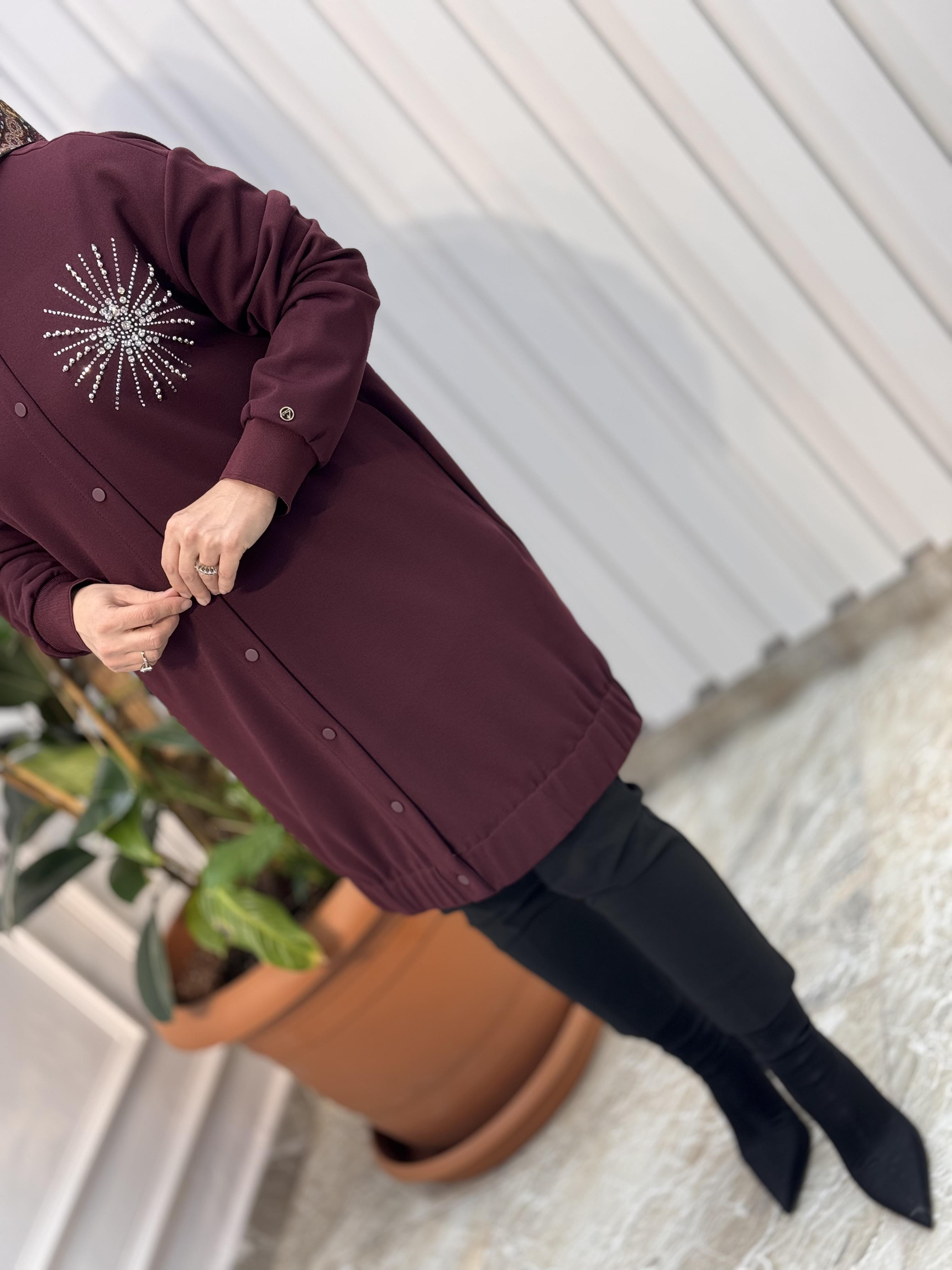ARMİNE TREND ÖN TAŞLI TUNİK- 24KT469