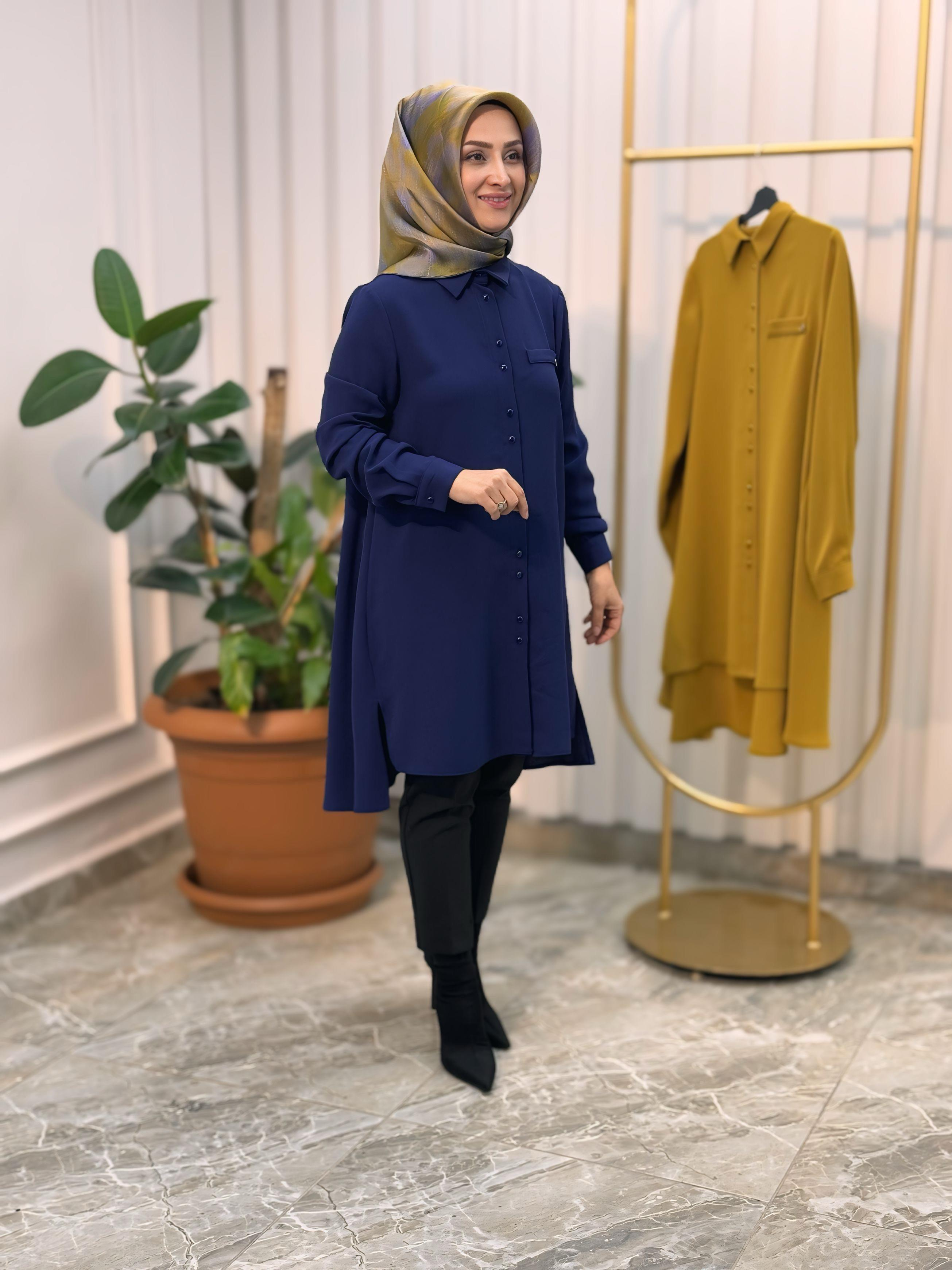 ARMİNE TREND ÖNÜ KISA TUNİK -24KT444