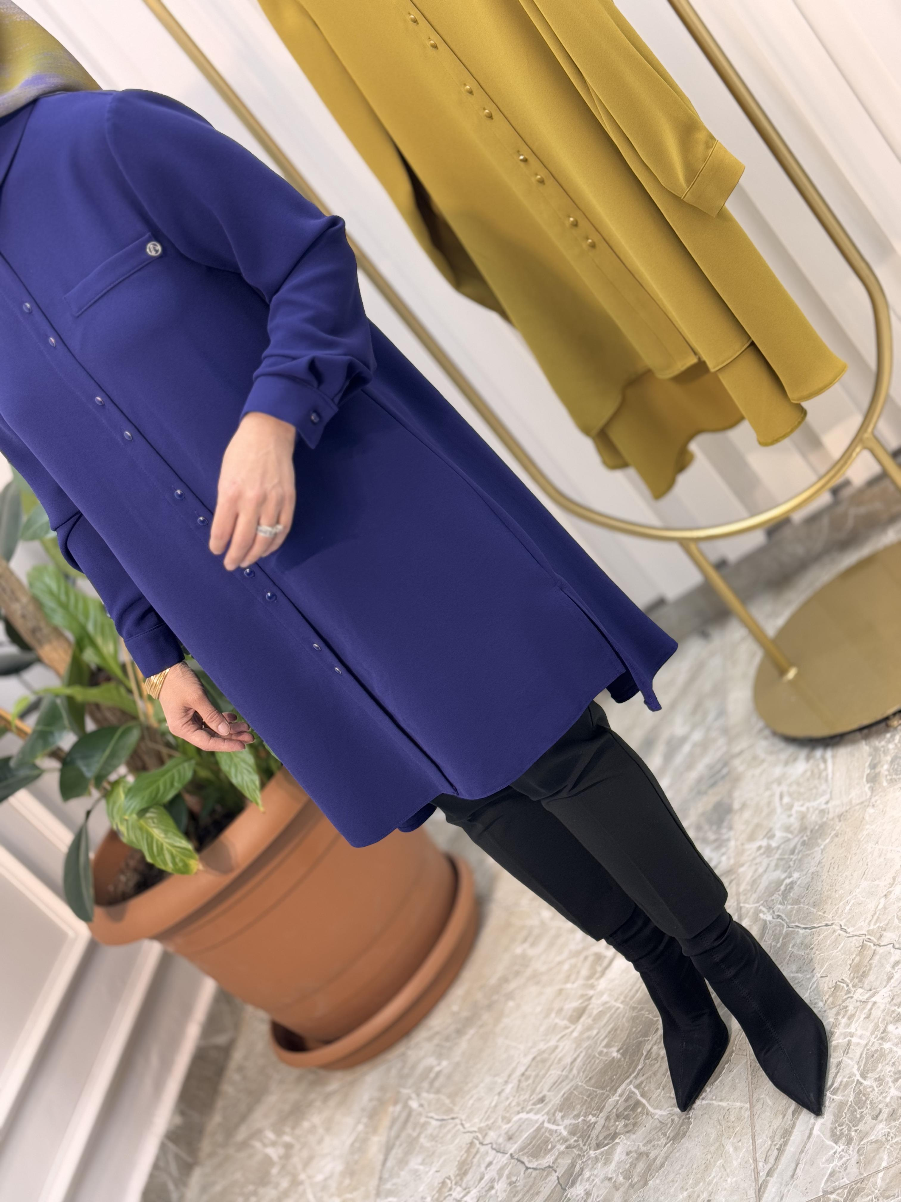 ARMİNE TREND ÖNÜ KISA TUNİK -24KT444