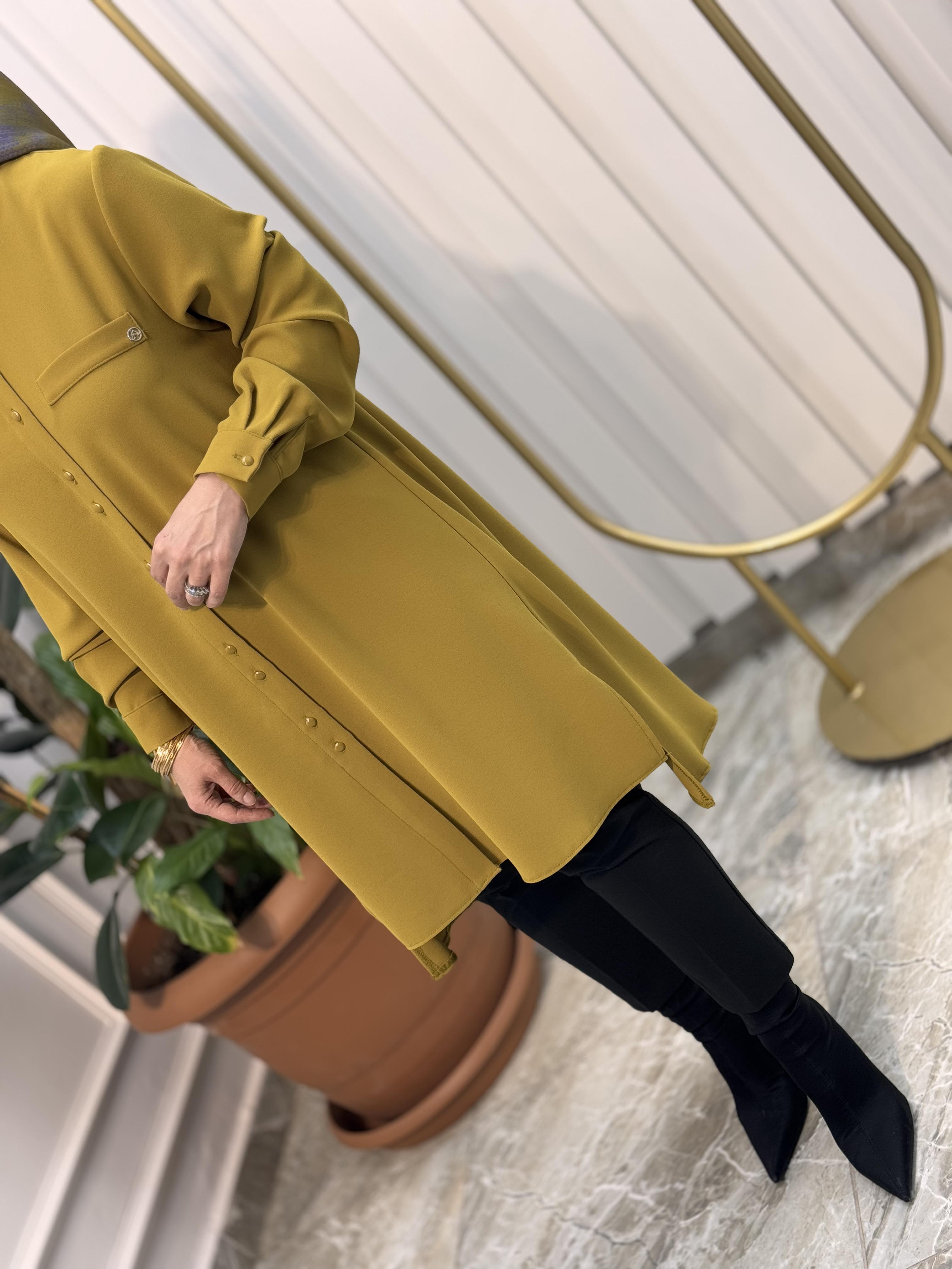 ARMİNE TREND ÖNÜ KISA TUNİK -24KT444
