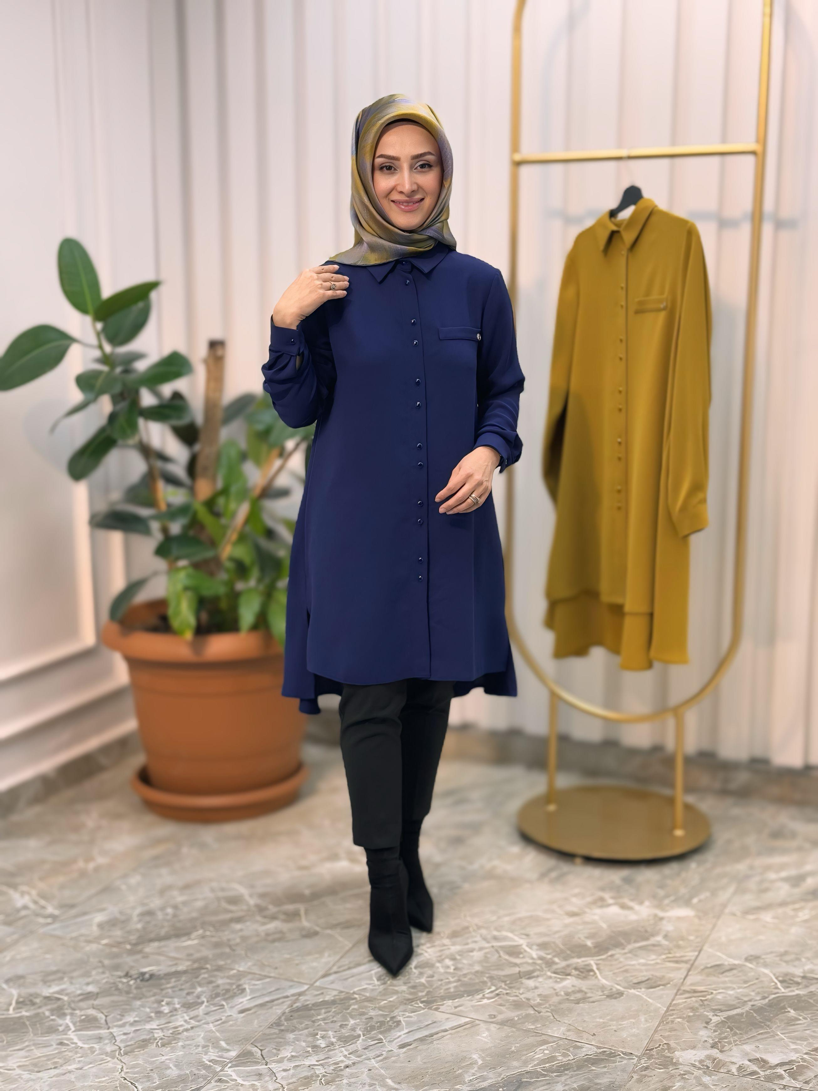 ARMİNE TREND ÖNÜ KISA TUNİK -24KT444