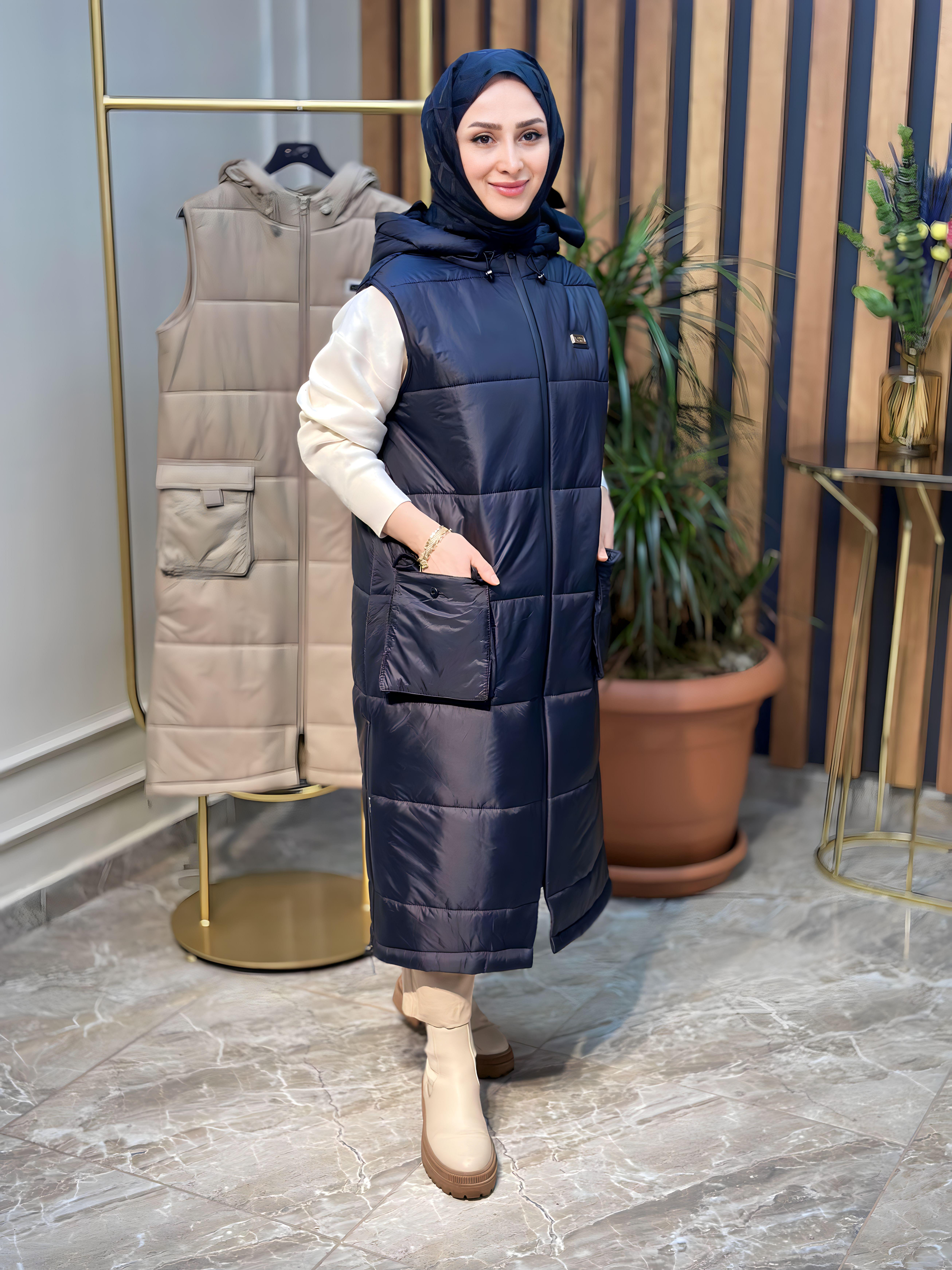 ARMİNE TREND ŞİŞME YELEK-23KT506