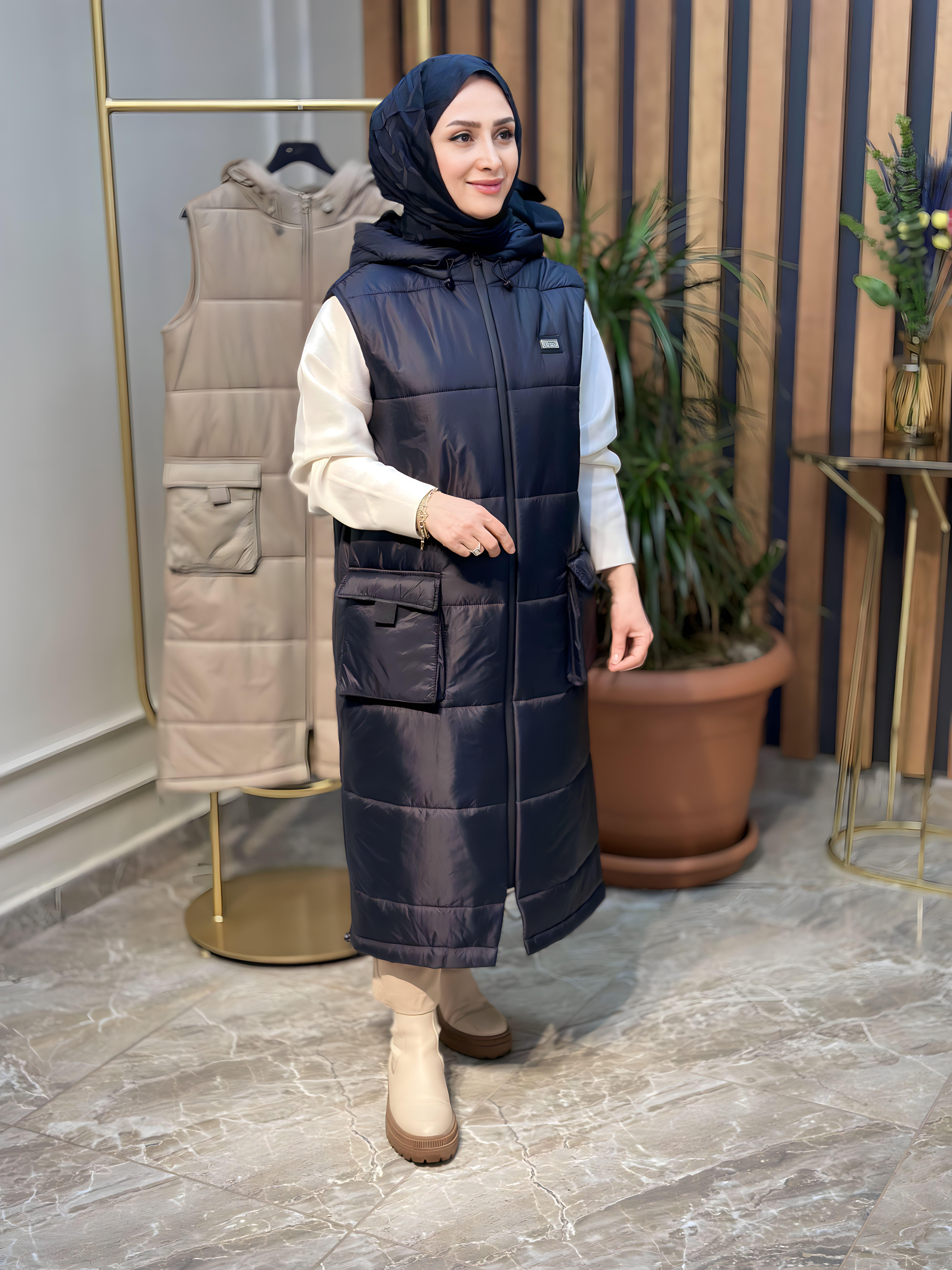 ARMİNE TREND ŞİŞME YELEK-23KT506