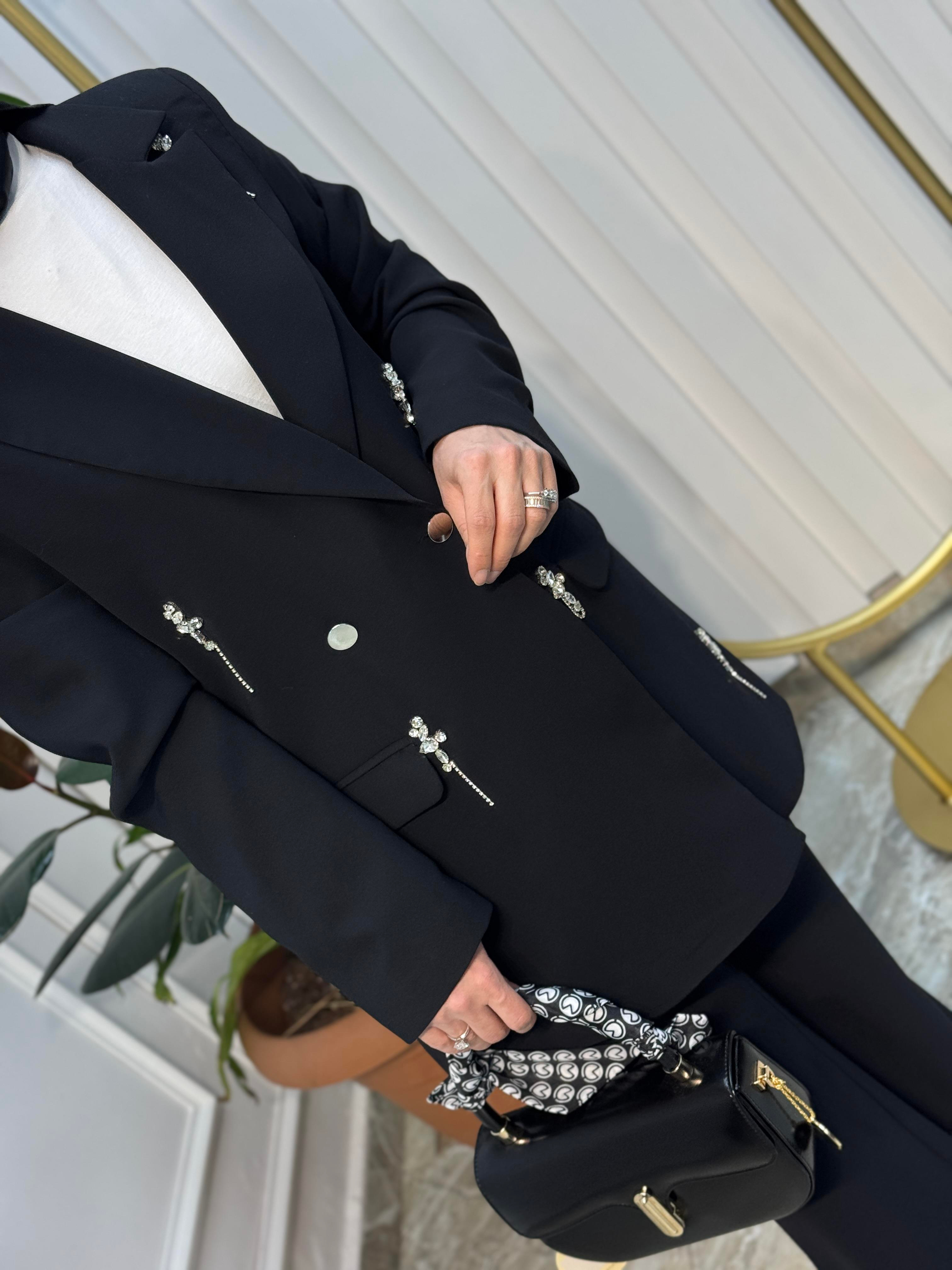 ARMİNE TREND TAŞ DETAYLI TAKIM 25YT629