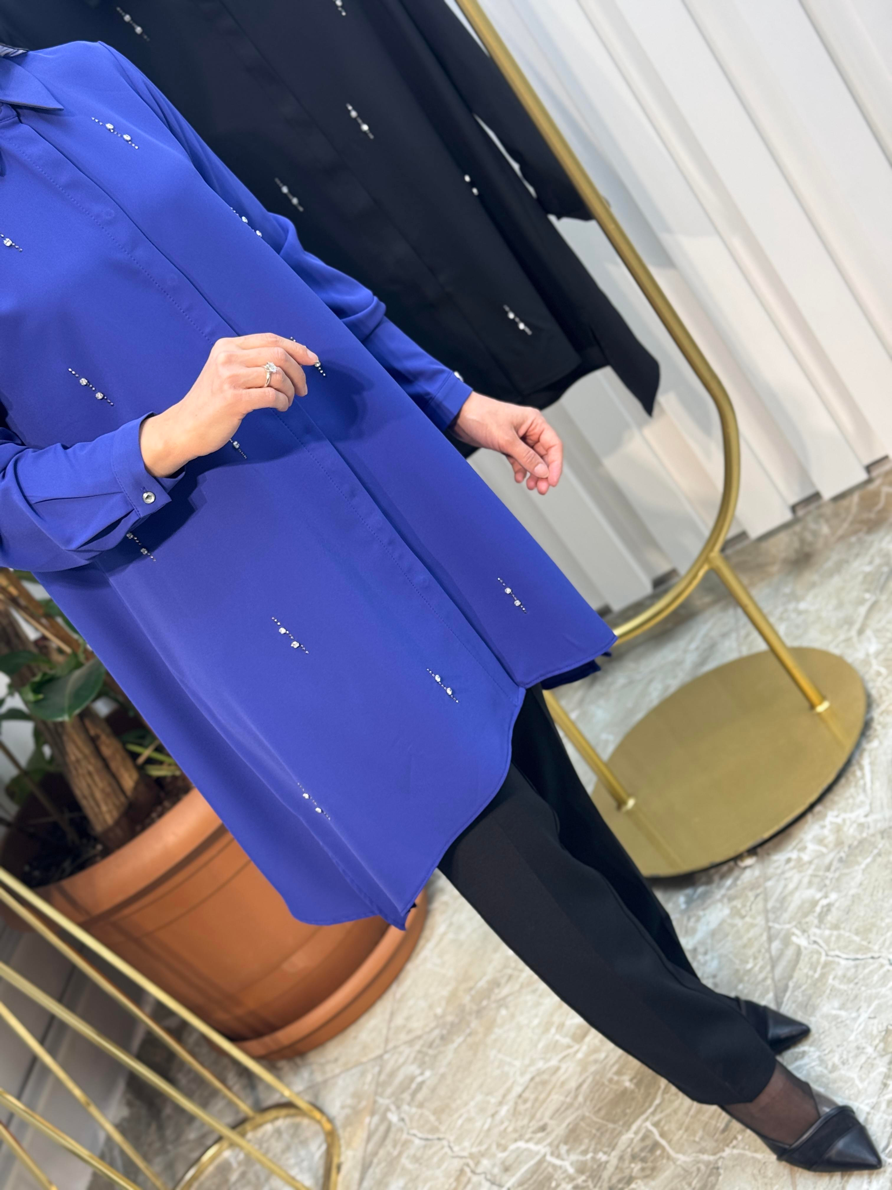 ARMİNE TREND TAŞ DETAYLI TUNİK 25YT404