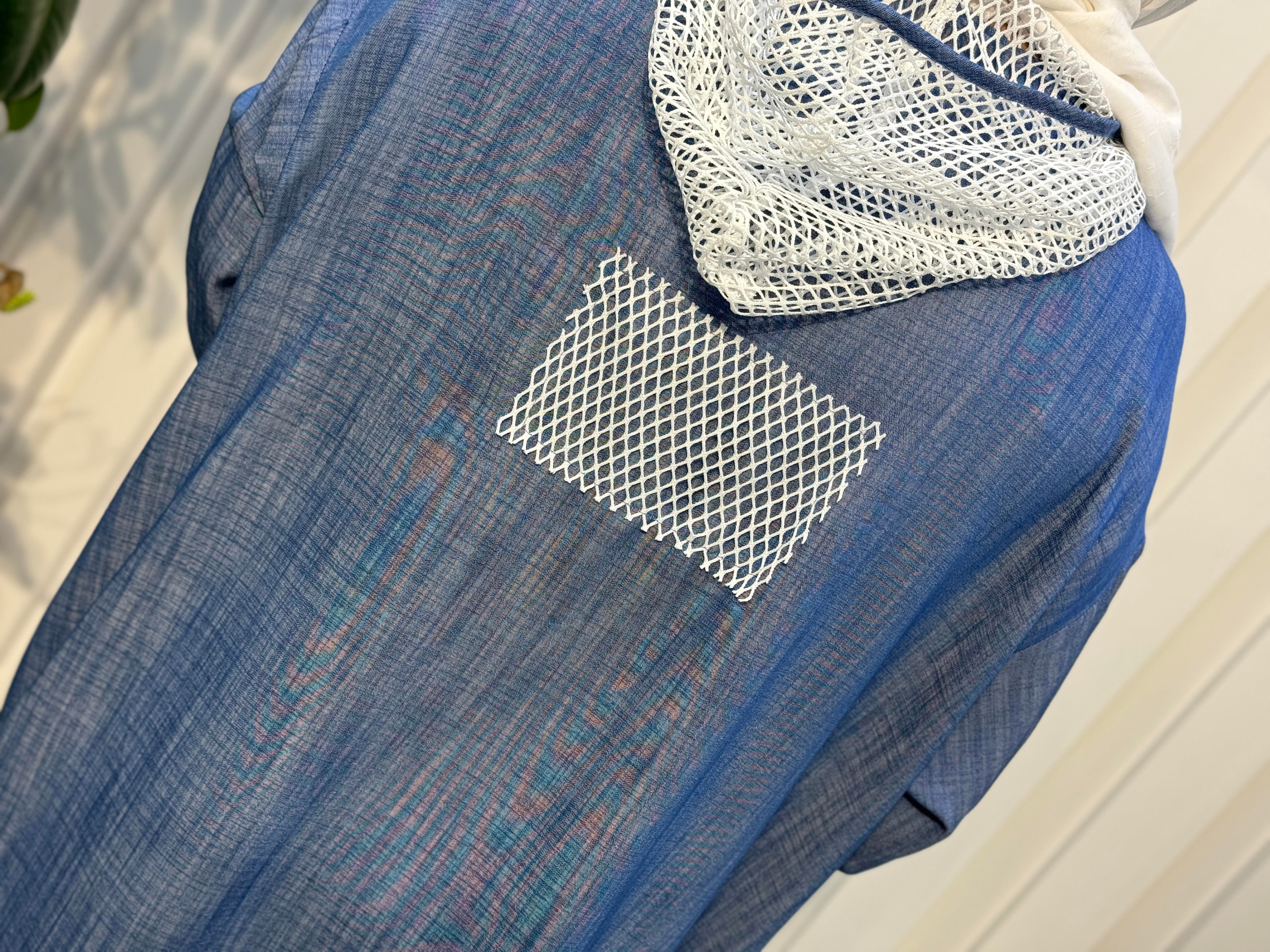 ARMİNE TREND TENCEL FİLE DETAYLI TUNİK- 24YT473