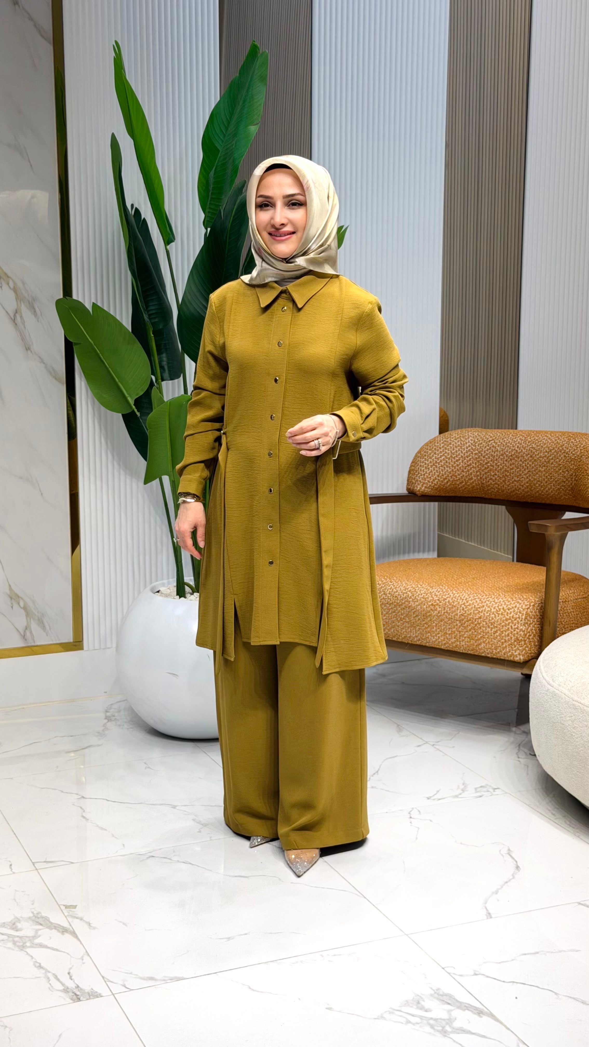ARMİNE TREND YAĞ YEŞİLİ - 26YT609