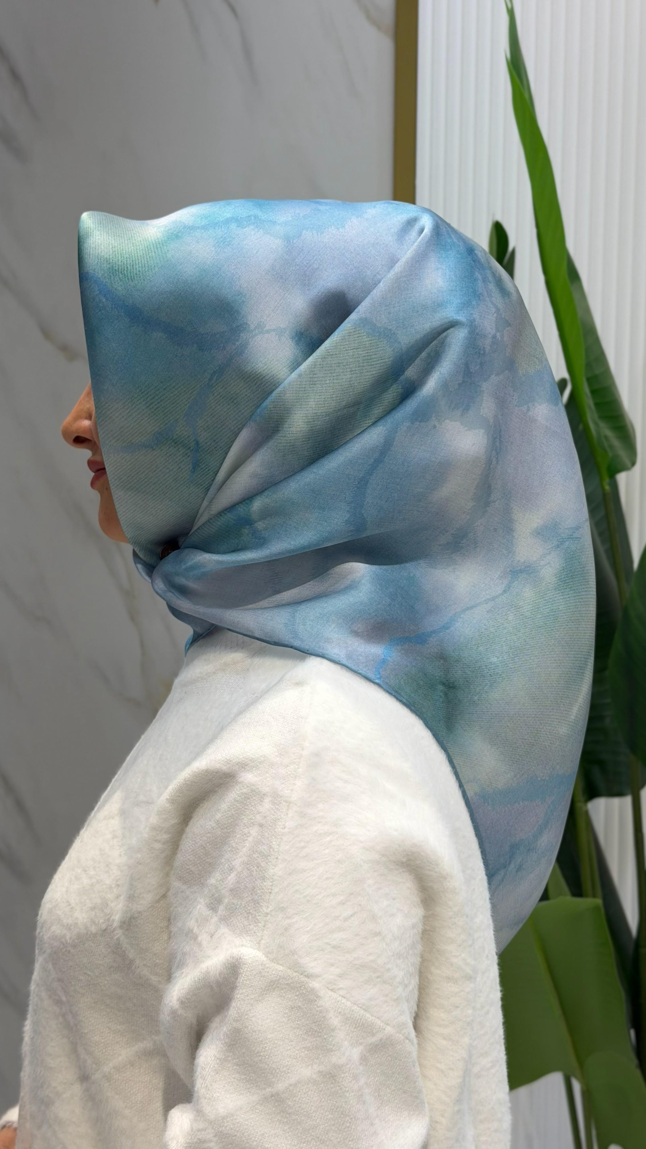 ARMİNE TWILL İPEK EŞARP - 9501-32