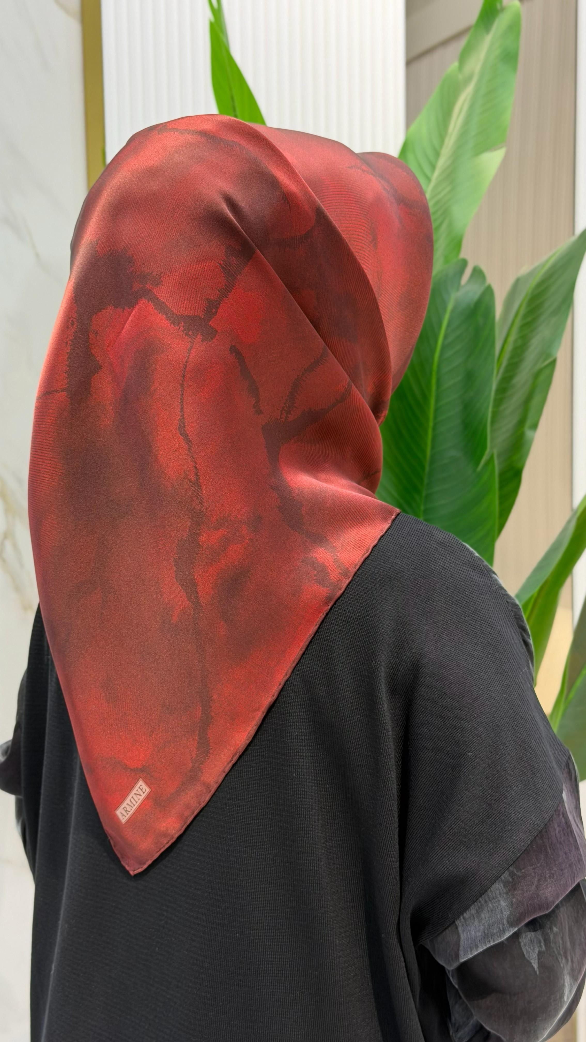 ARMİNE TWILL İPEK EŞARP - 9501-50