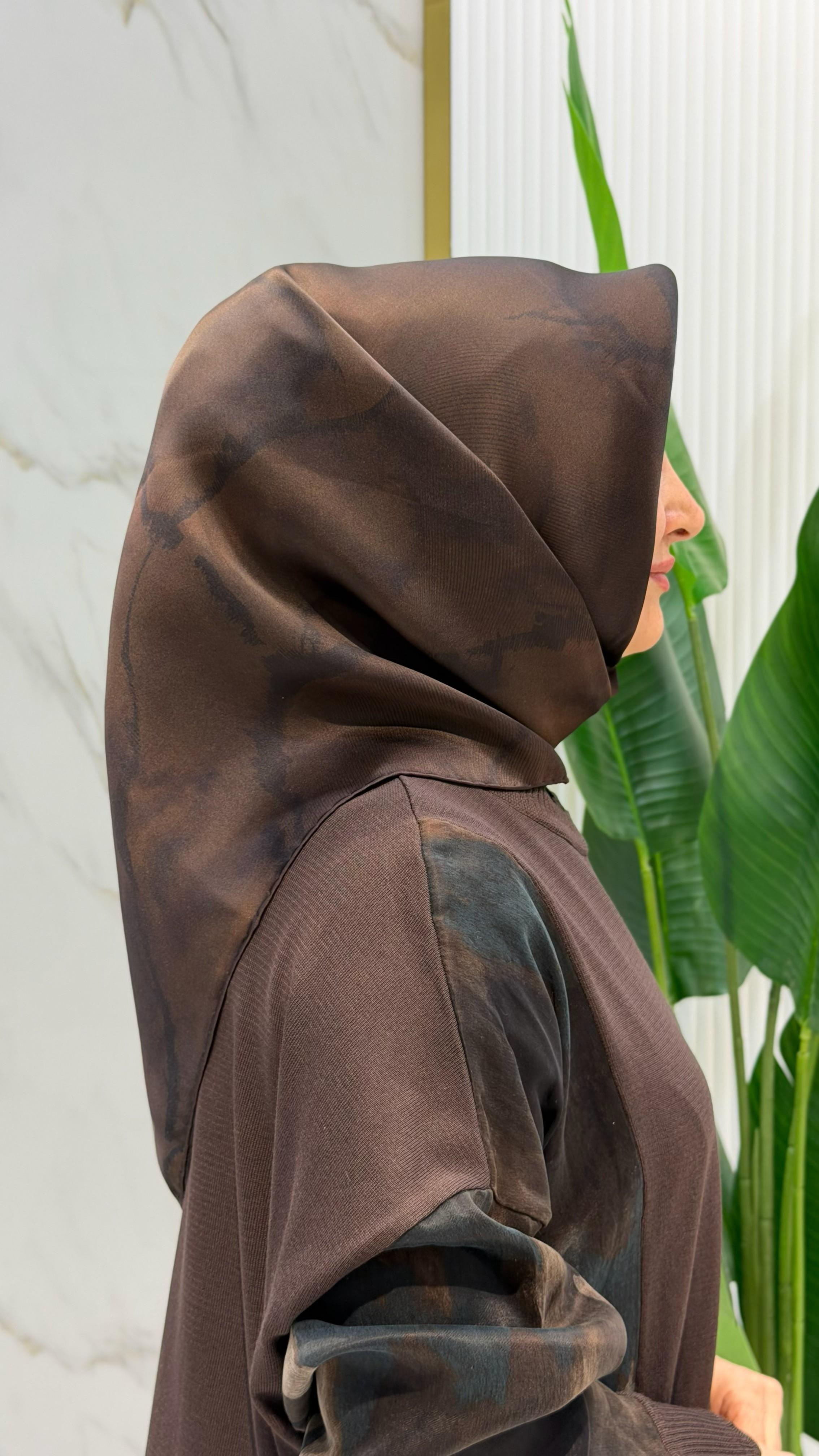 ARMİNE TWILL İPEK EŞARP - 9501-56