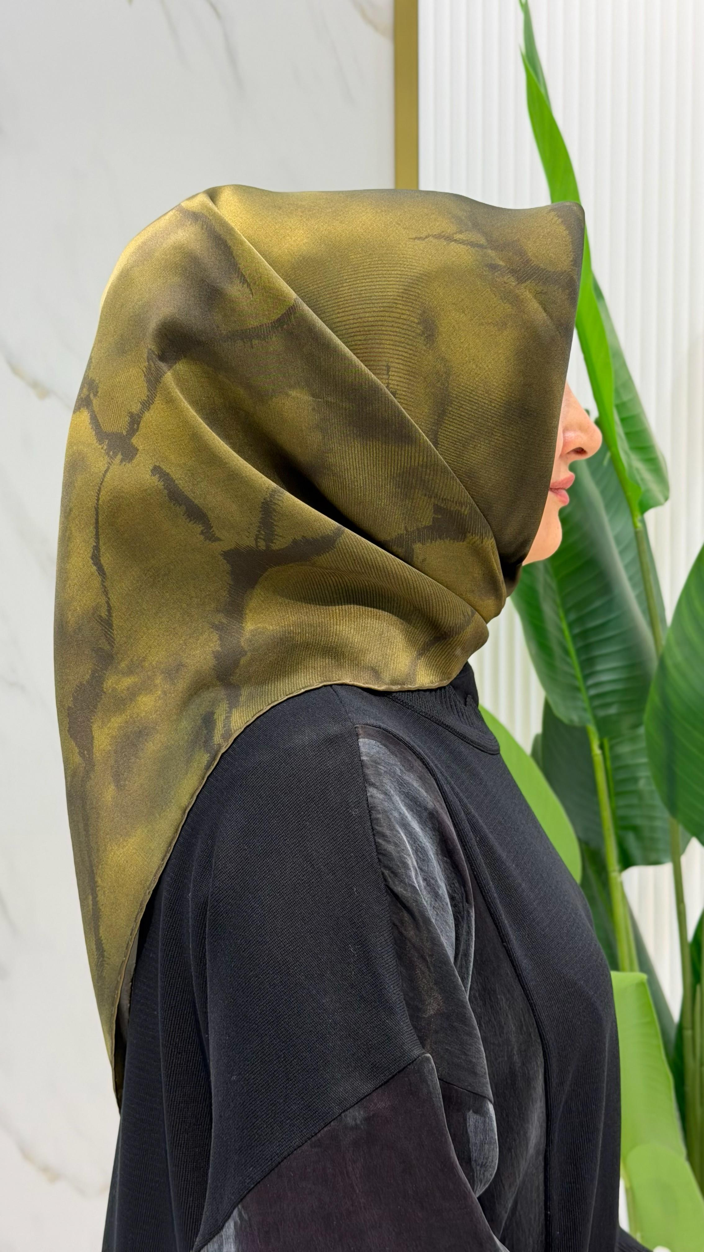 ARMİNE TWILL İPEK EŞARP - 9501-57