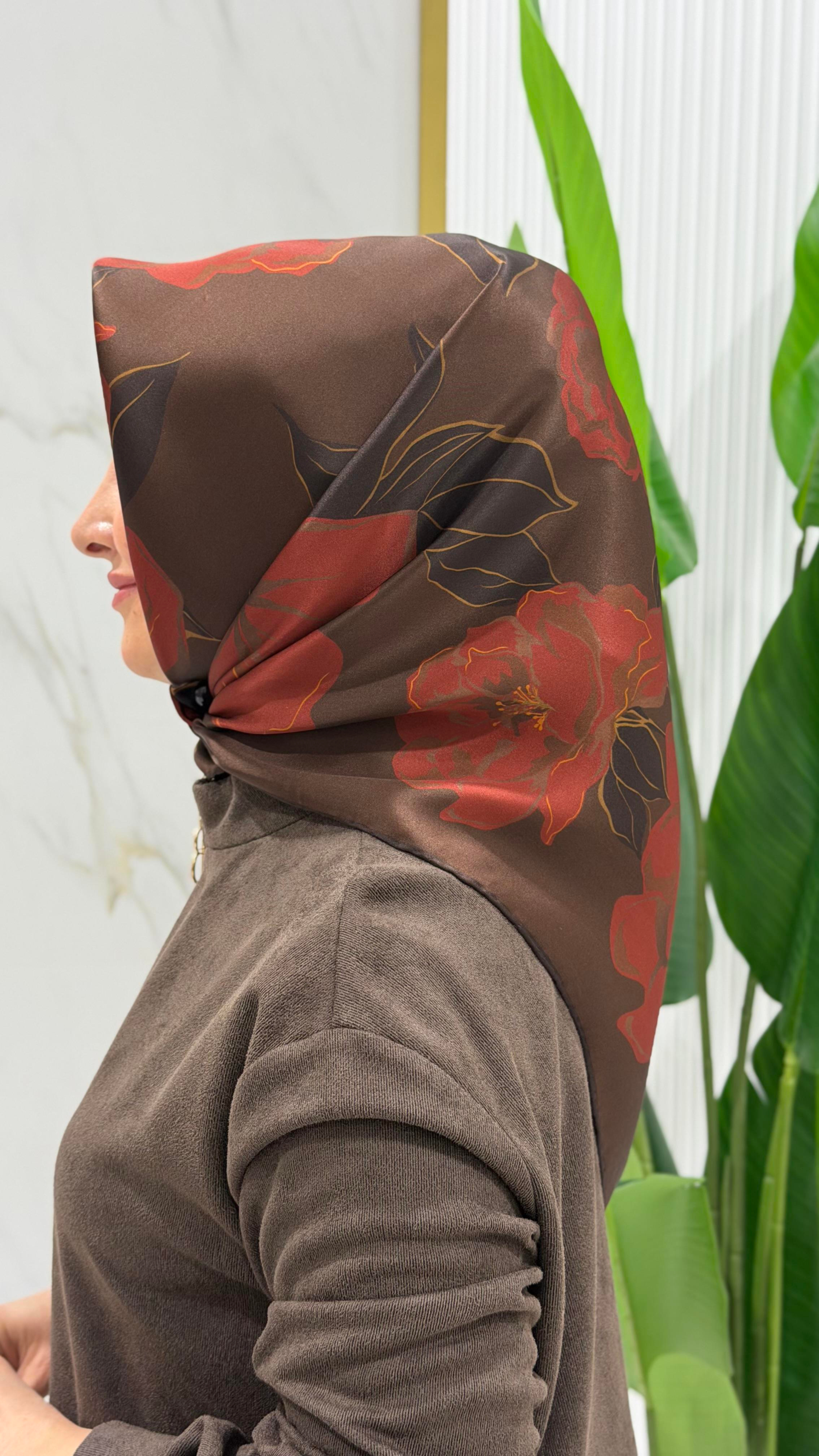 ARMİNE TWILL İPEK EŞARP 9509-57