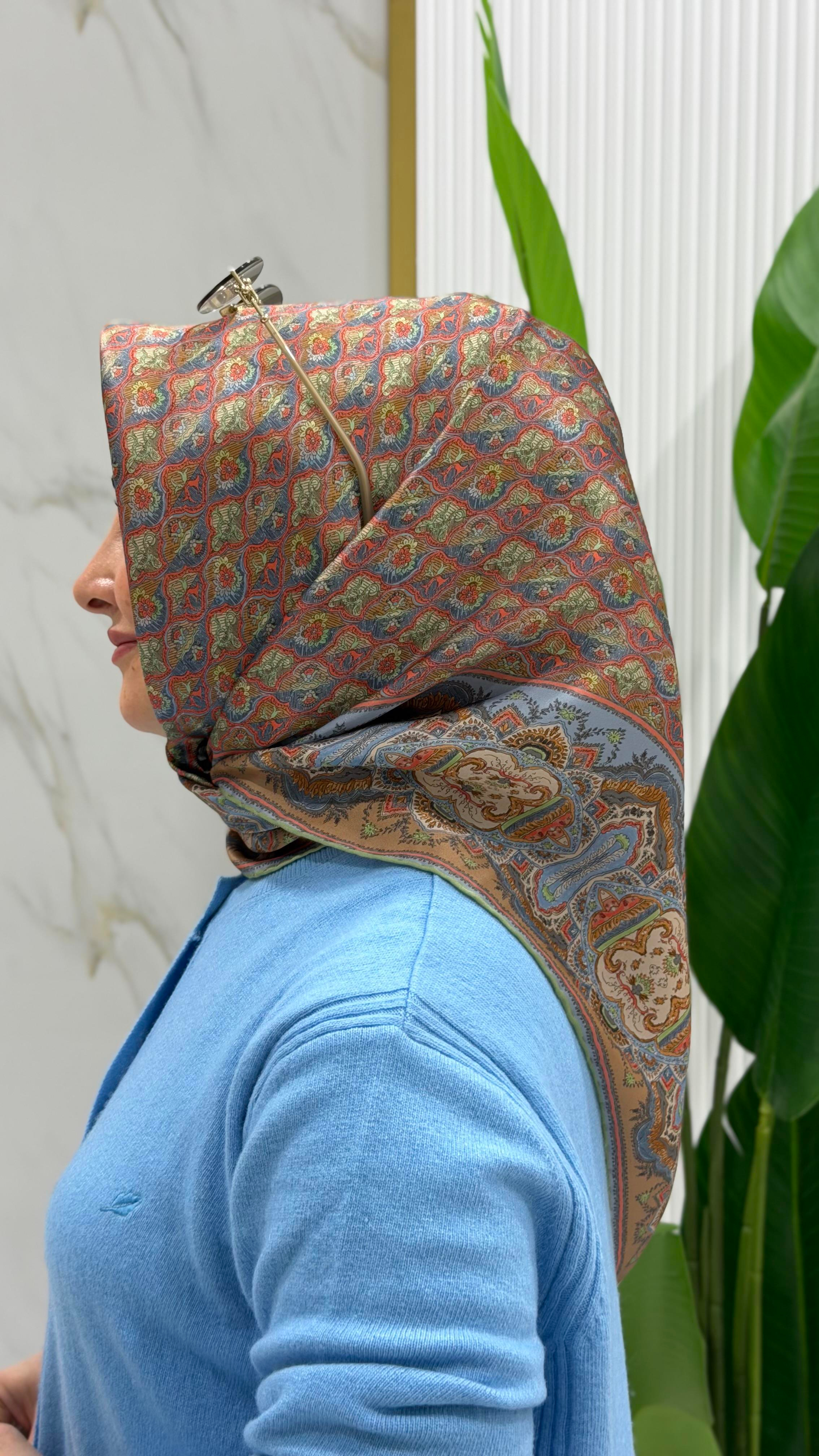 ARMİNE TWILL İPEK EŞARP 9518-83