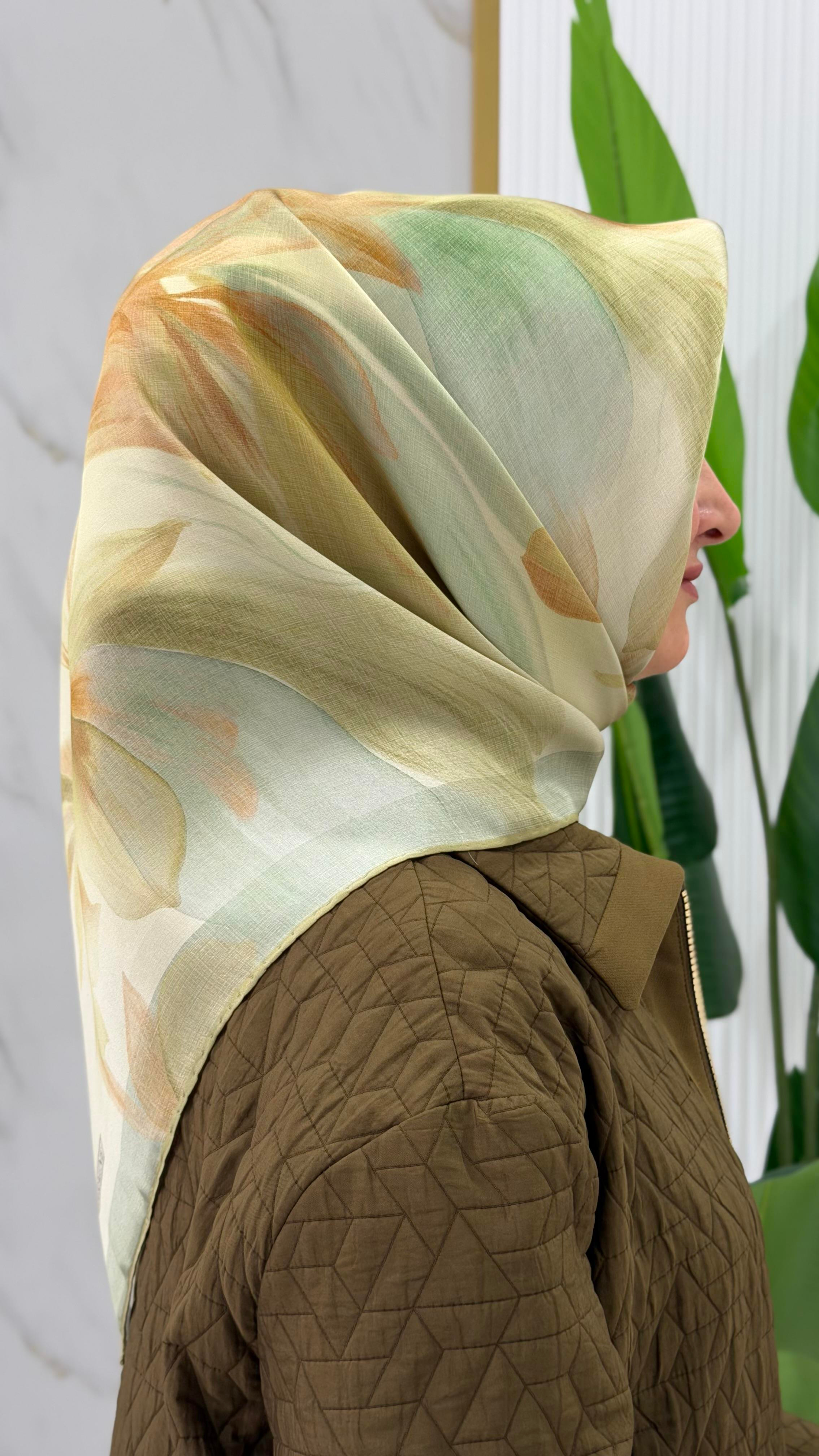 ARMİNE TWILL İPEK EŞARP - 9519-80