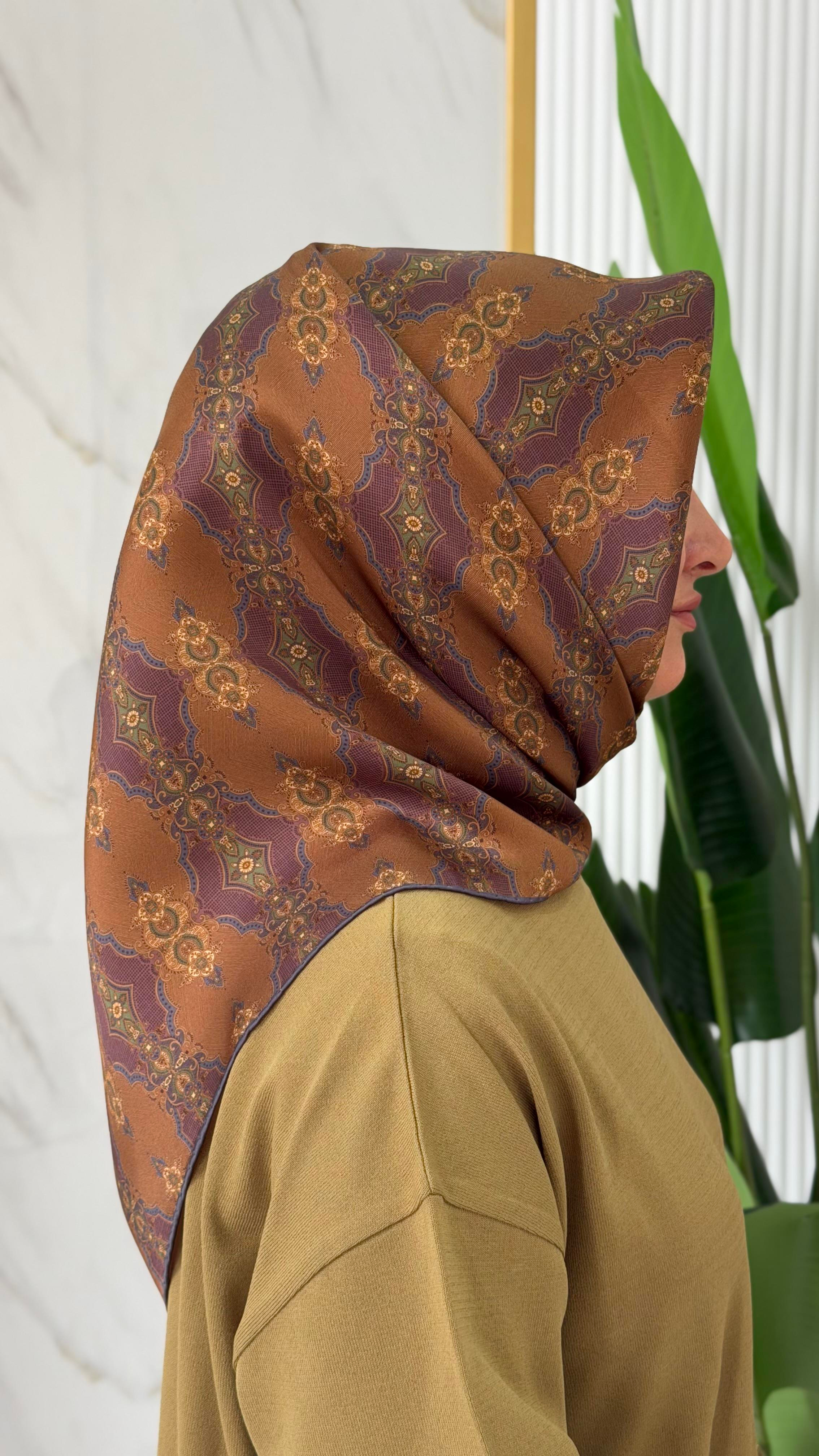 ARMİNE TWILL İPEK EŞARP 9522-7