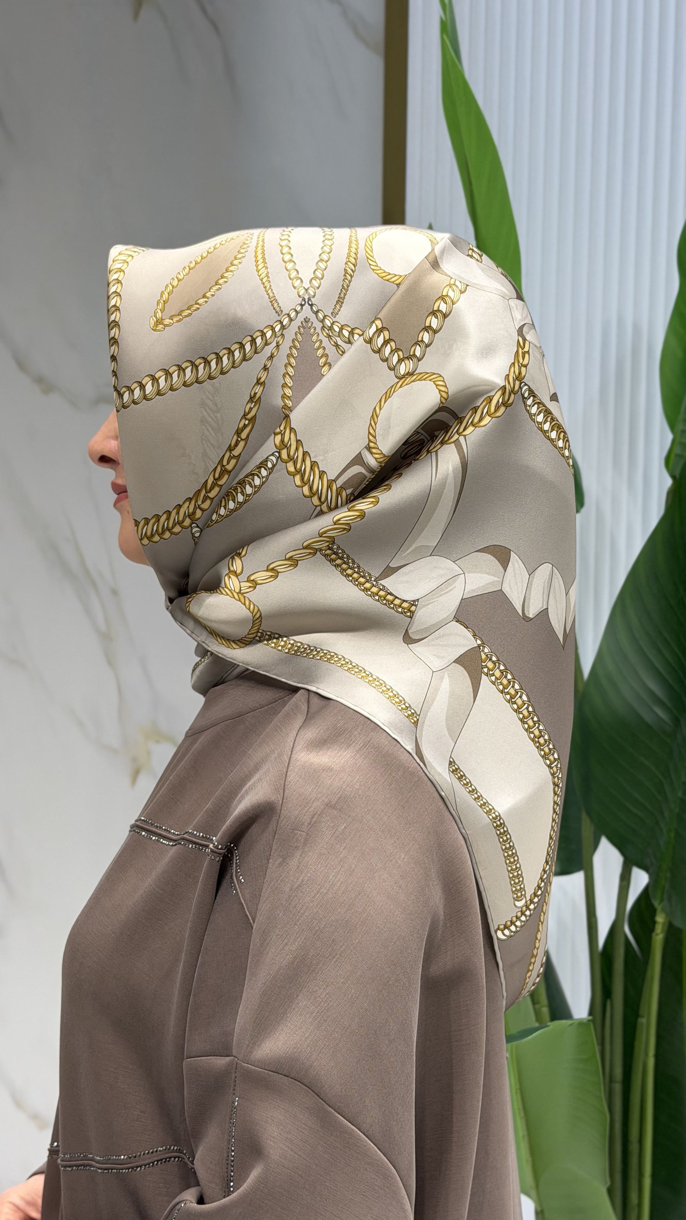 ARMİNE TWILL İPEK EŞARP - 9531-34