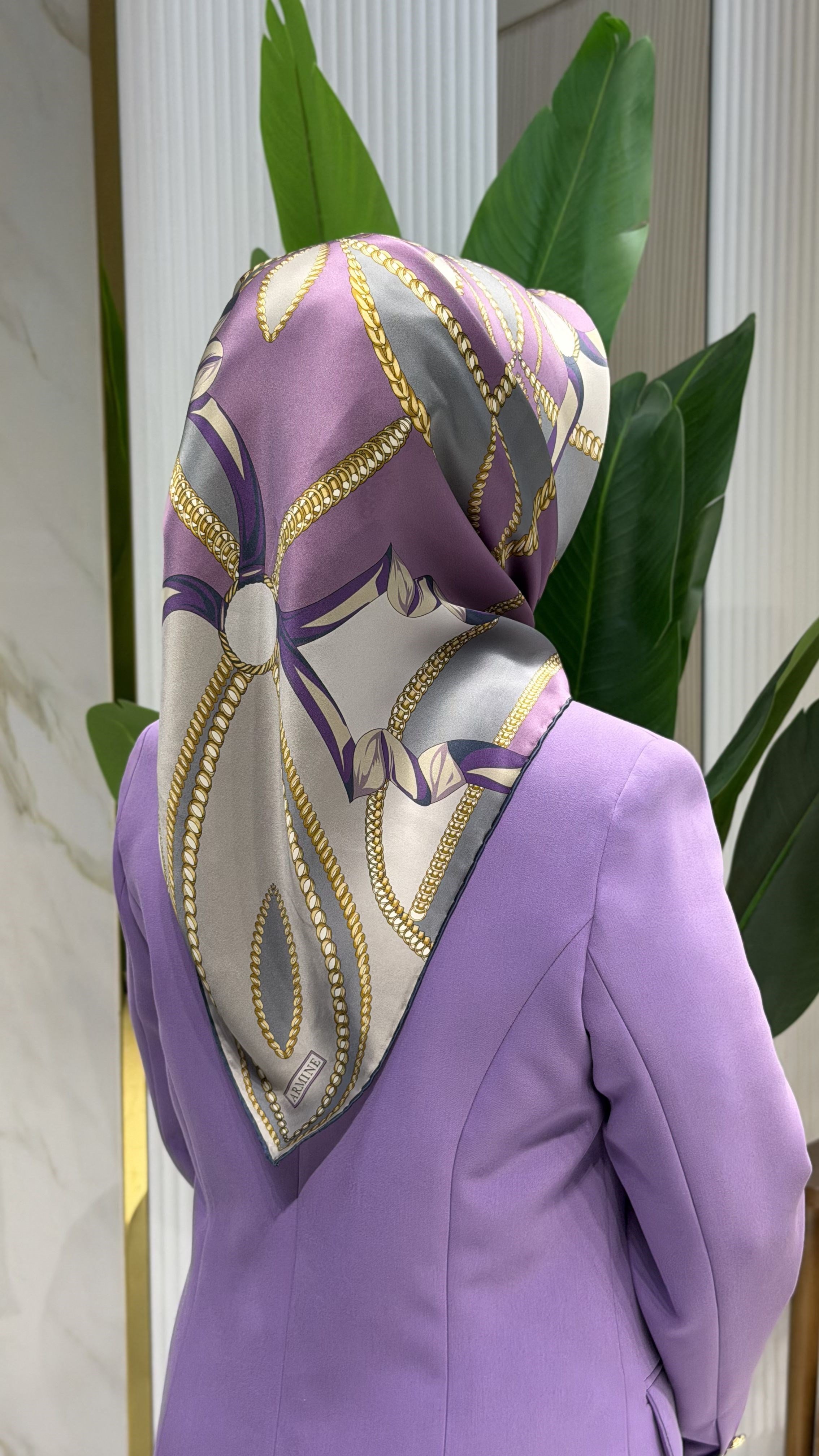 ARMİNE TWILL İPEK EŞARP - 9531-35
