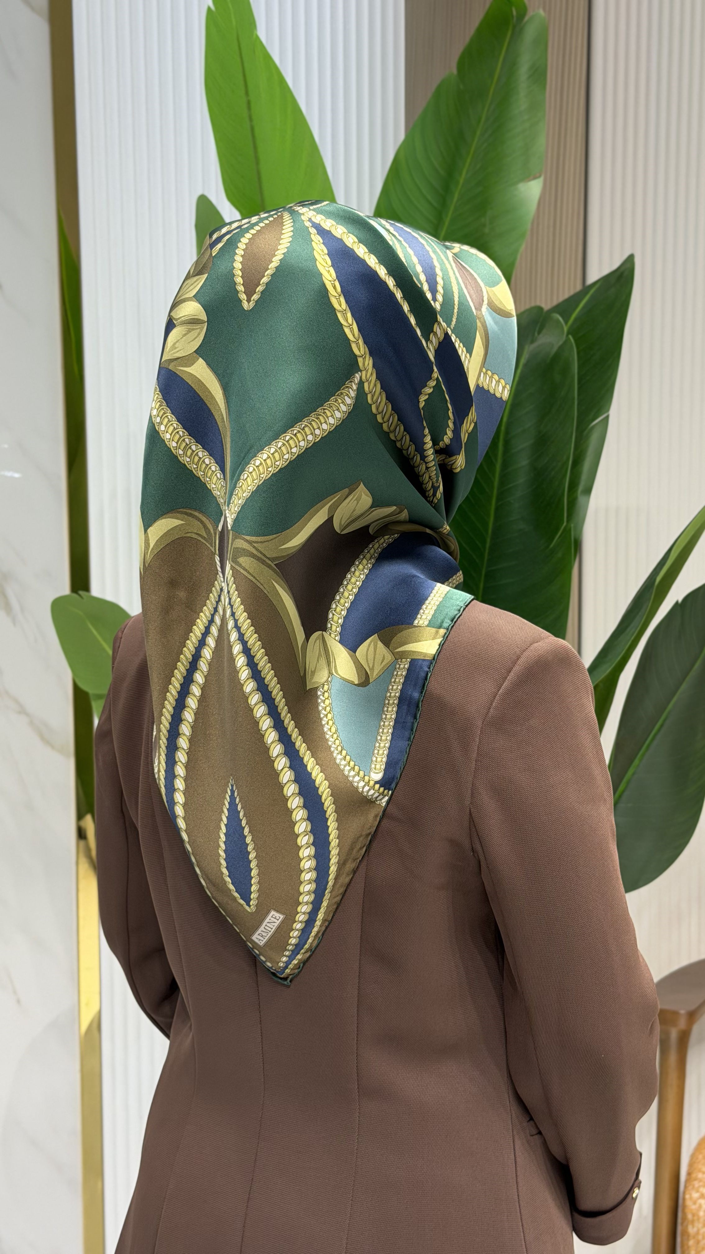 ARMİNE TWILL İPEK EŞARP - 9531-51