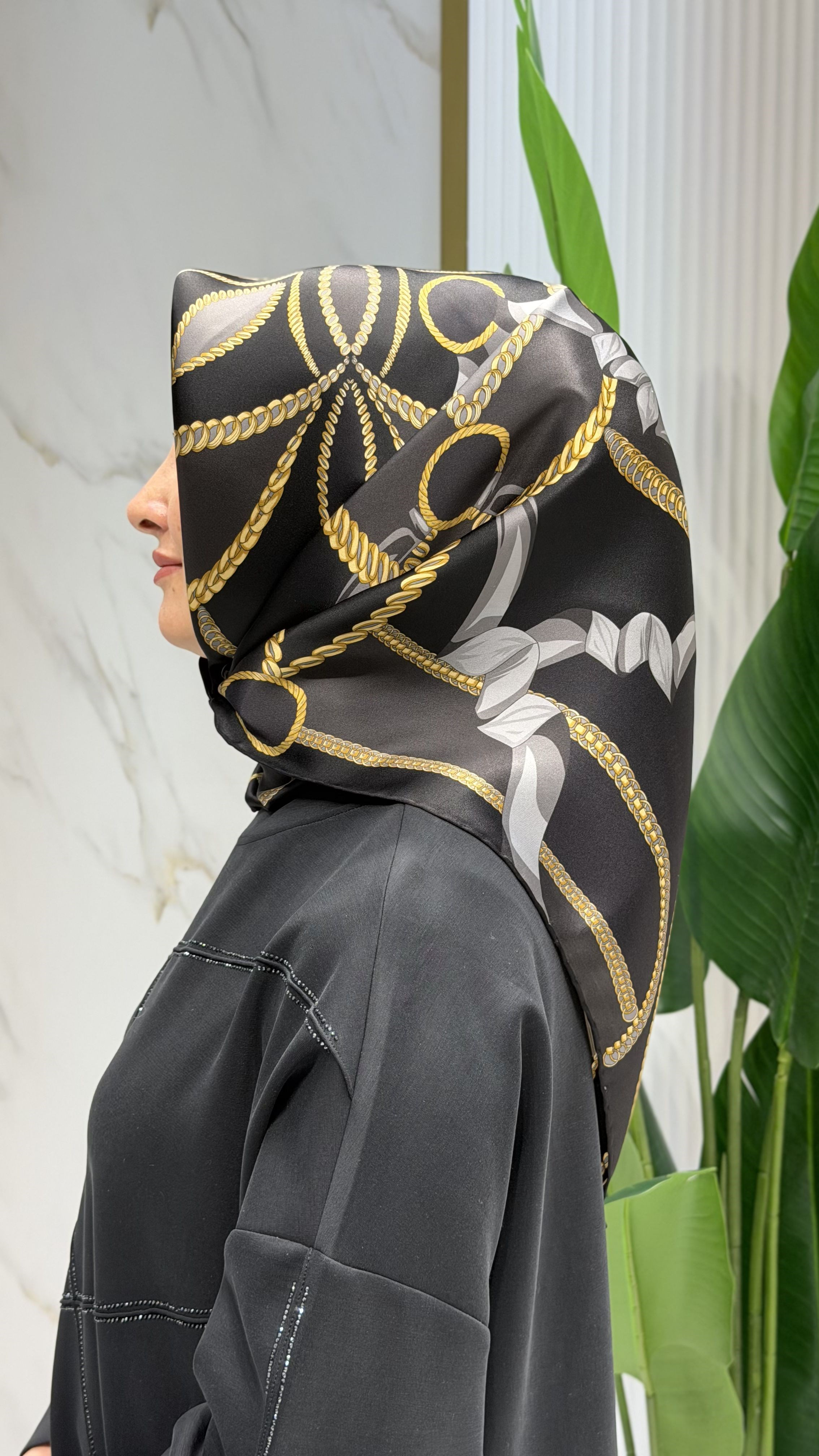 ARMİNE TWILL İPEK EŞARP - 9531-84