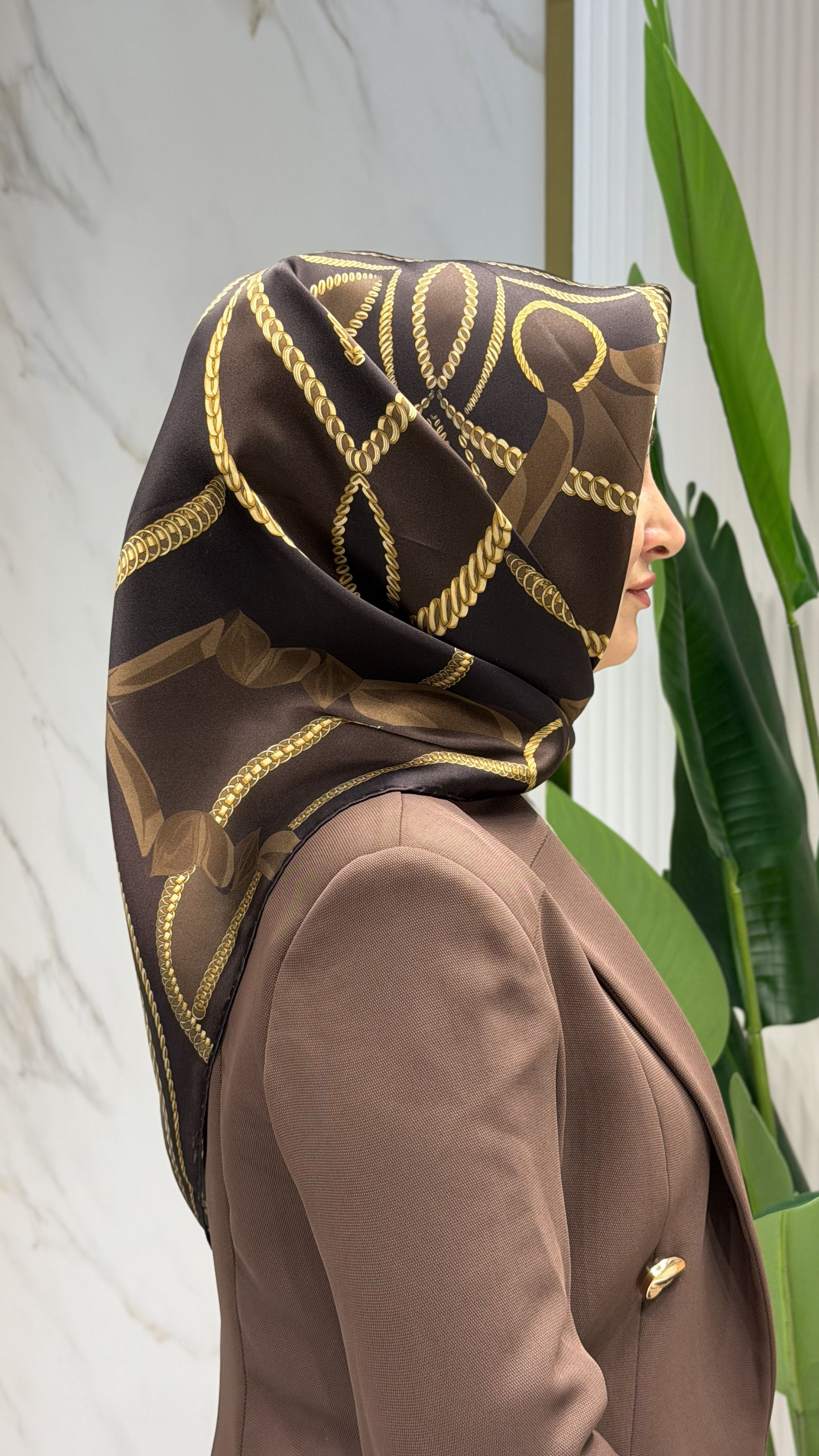 ARMİNE TWILL İPEK EŞARP - 9531-85