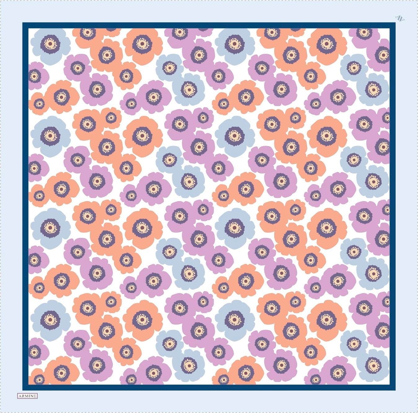 ARMİNE TWILL SAF İPEK EŞARP 9106D 