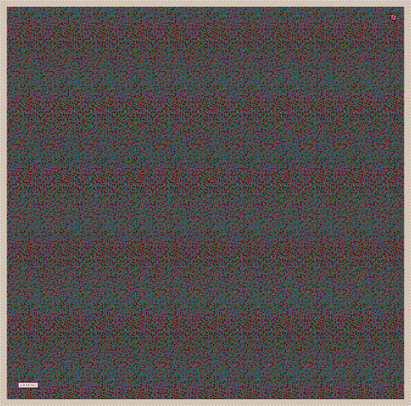 ARMİNE TWILL SAF İPEK EŞARP 9113D 