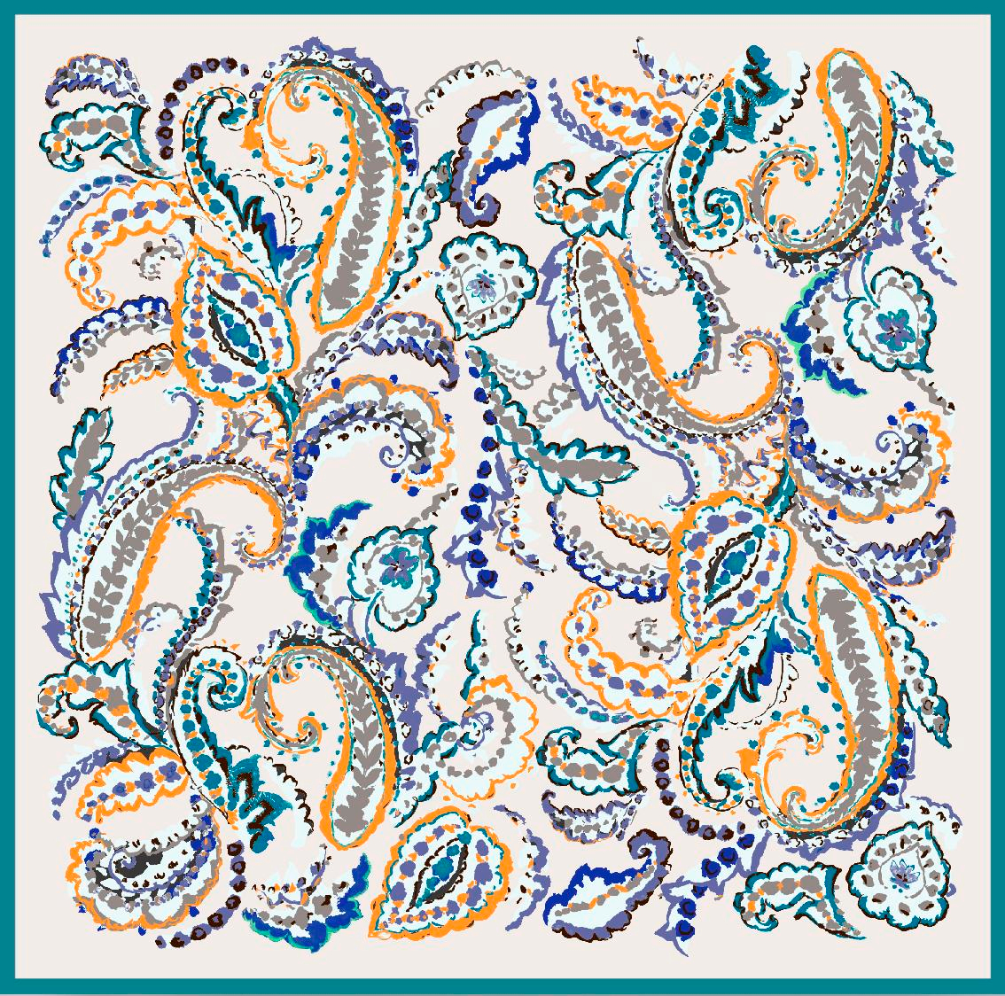 ARMİNE TWILL SAF İPEK EŞARP 9130D 