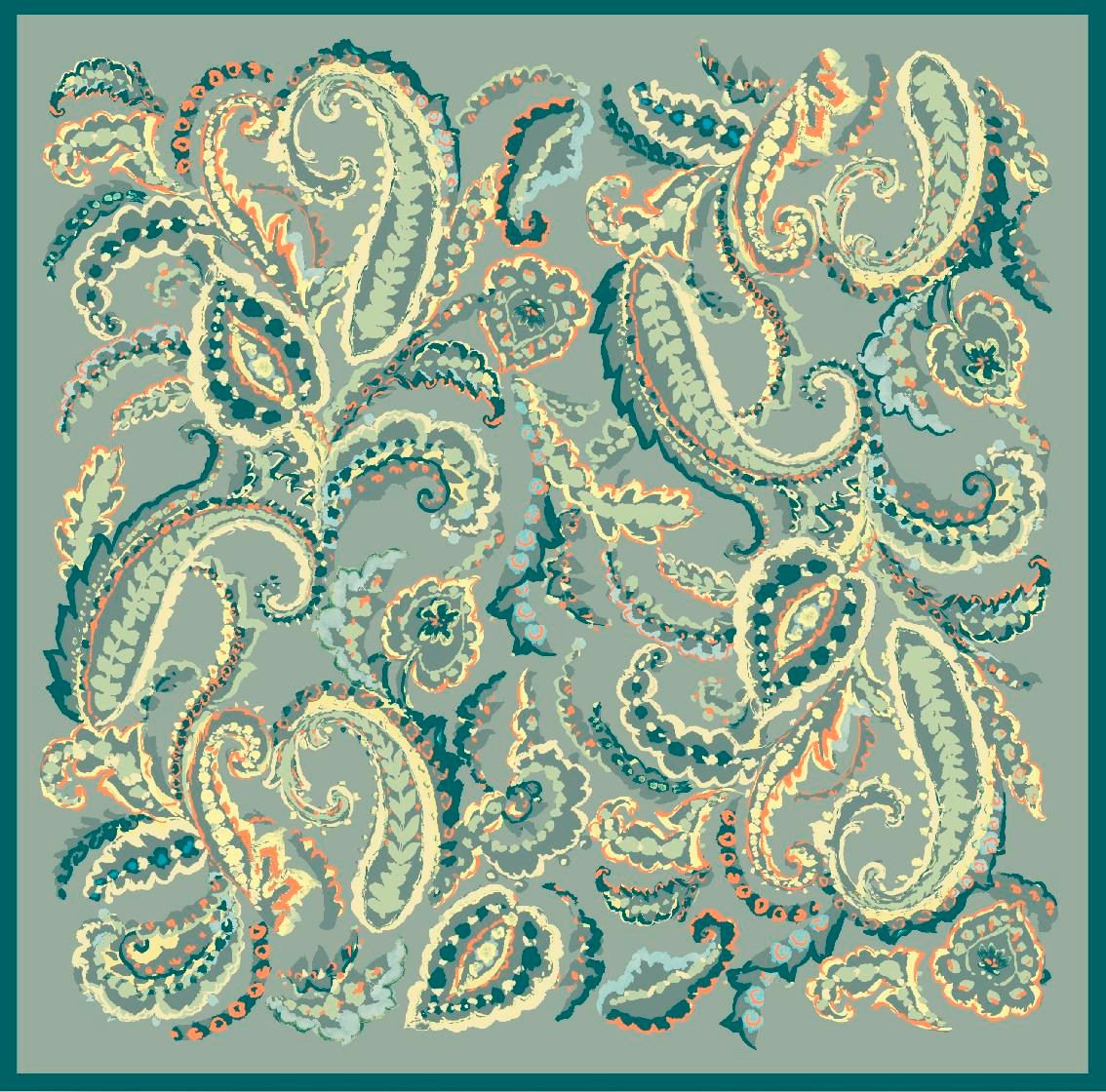 ARMİNE TWILL SAF İPEK EŞARP 9130D 