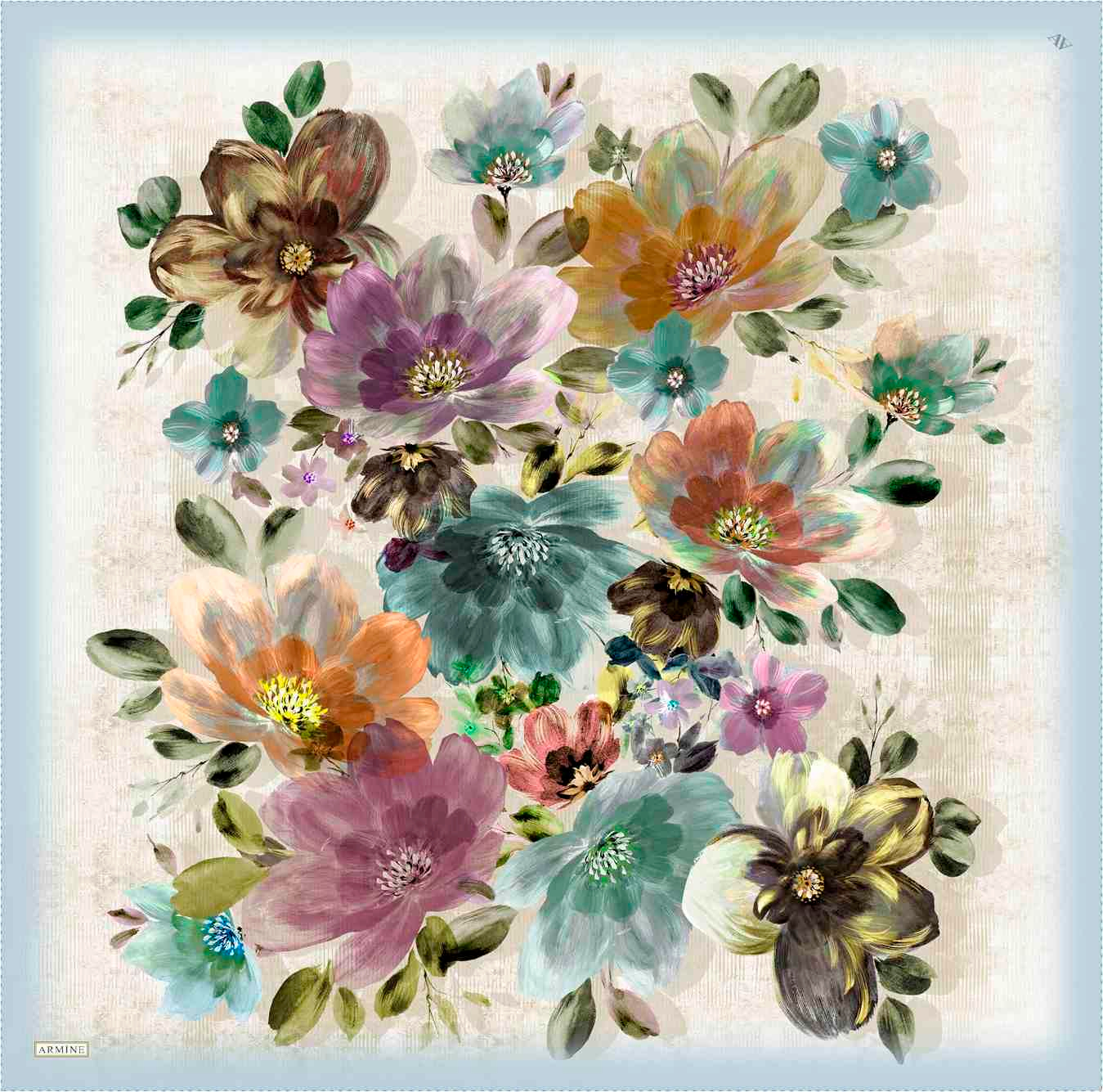 ARMİNE TWILL SAF İPEK EŞARP 9133D 