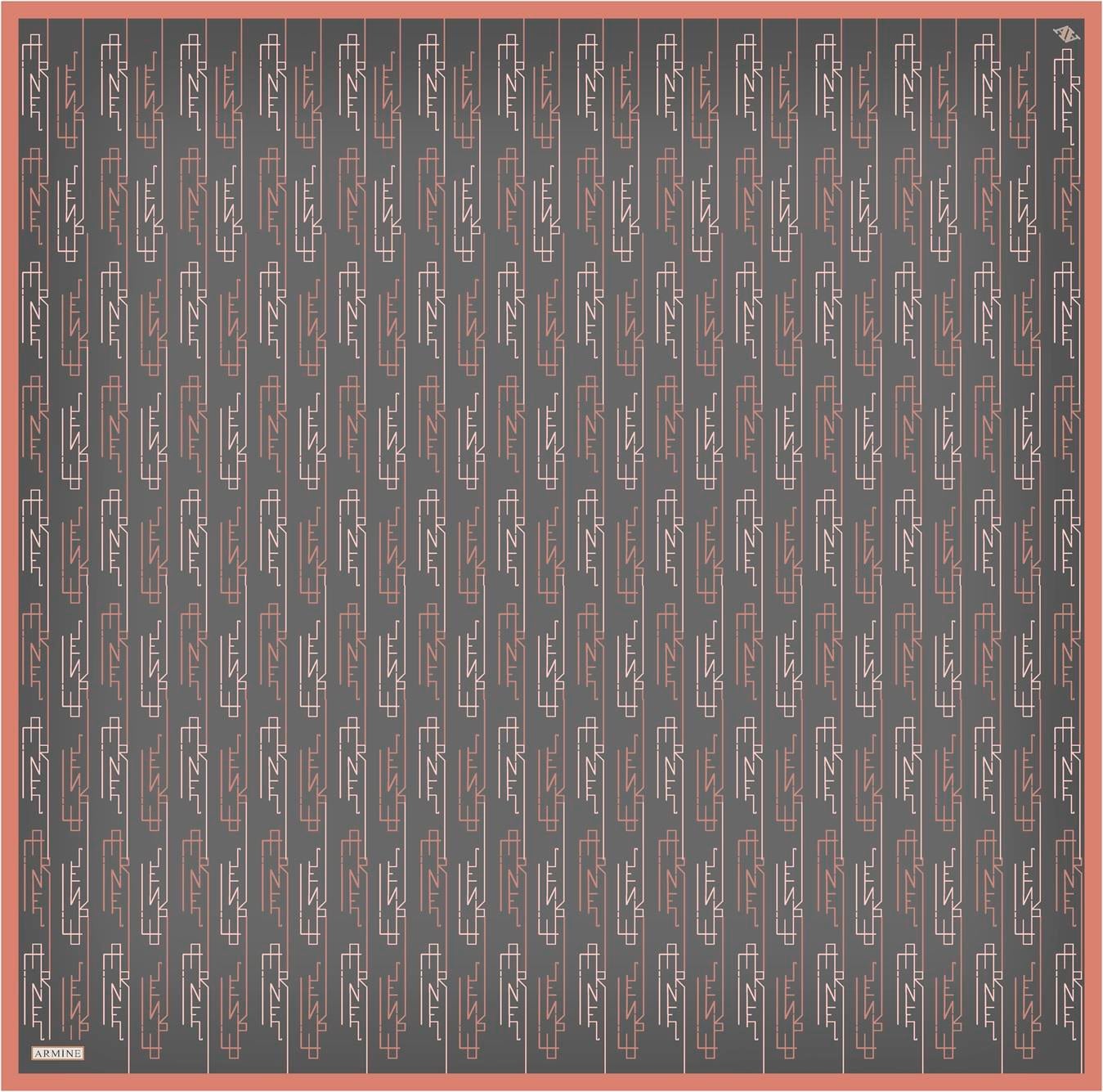 ARMİNE TWILL SAF İPEK EŞARP 9142D 