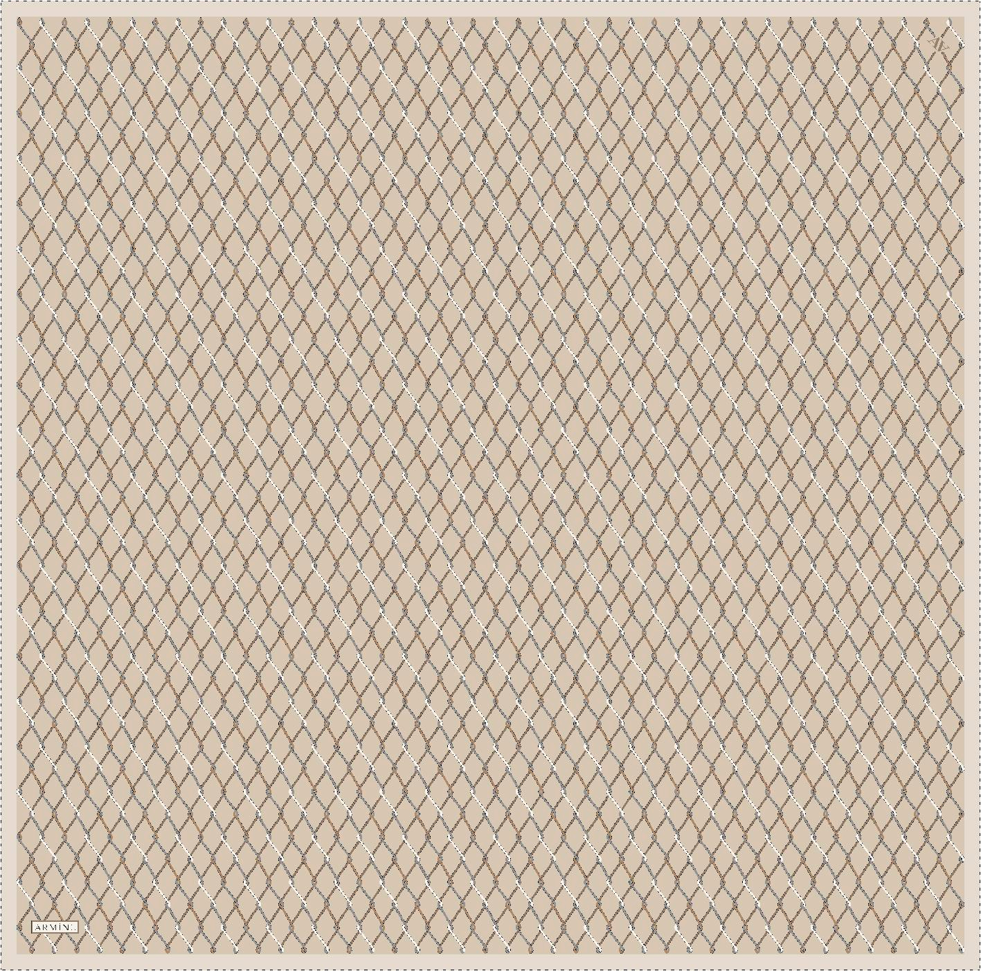 ARMİNE TWILL SAF İPEK EŞARP 9152D 