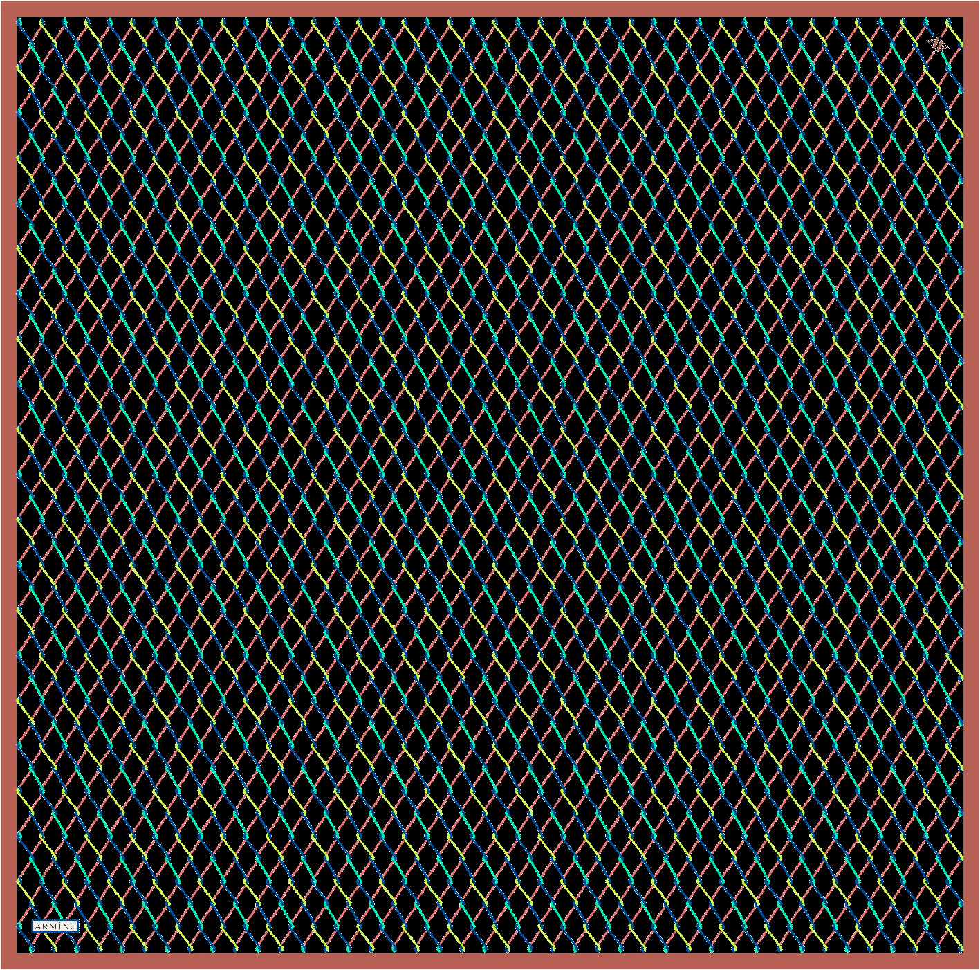 ARMİNE TWILL SAF İPEK EŞARP 9152D 