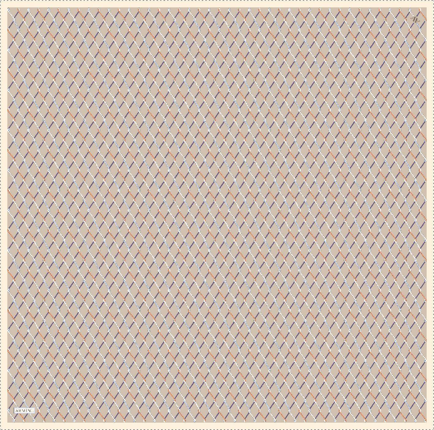 ARMİNE TWILL SAF İPEK EŞARP 9152D 