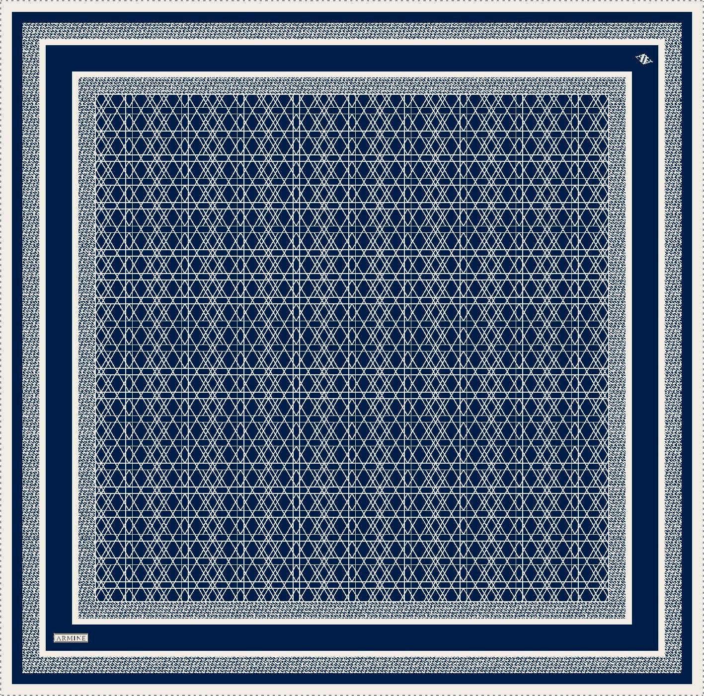 ARMİNE TWILL SAF İPEK EŞARP 9167D 