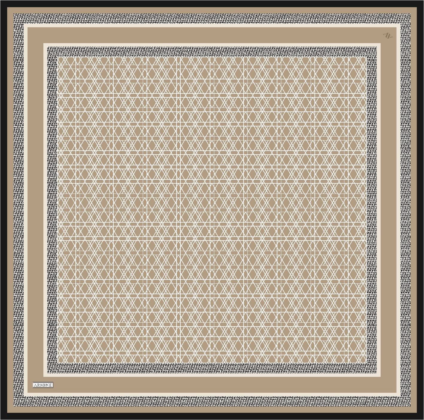 ARMİNE TWILL SAF İPEK EŞARP 9167D 